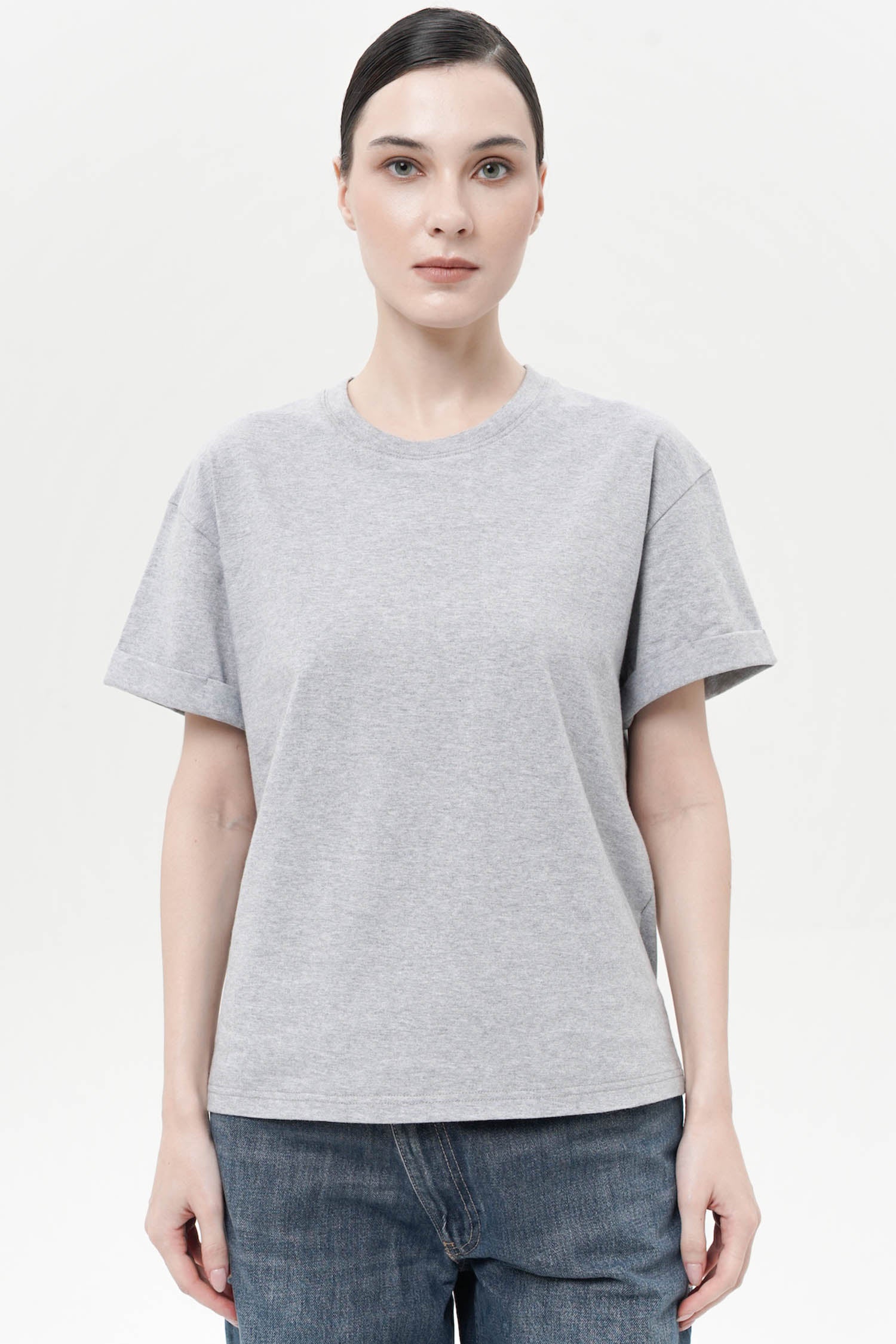 Keegan Boxy T-Shirt In Grey