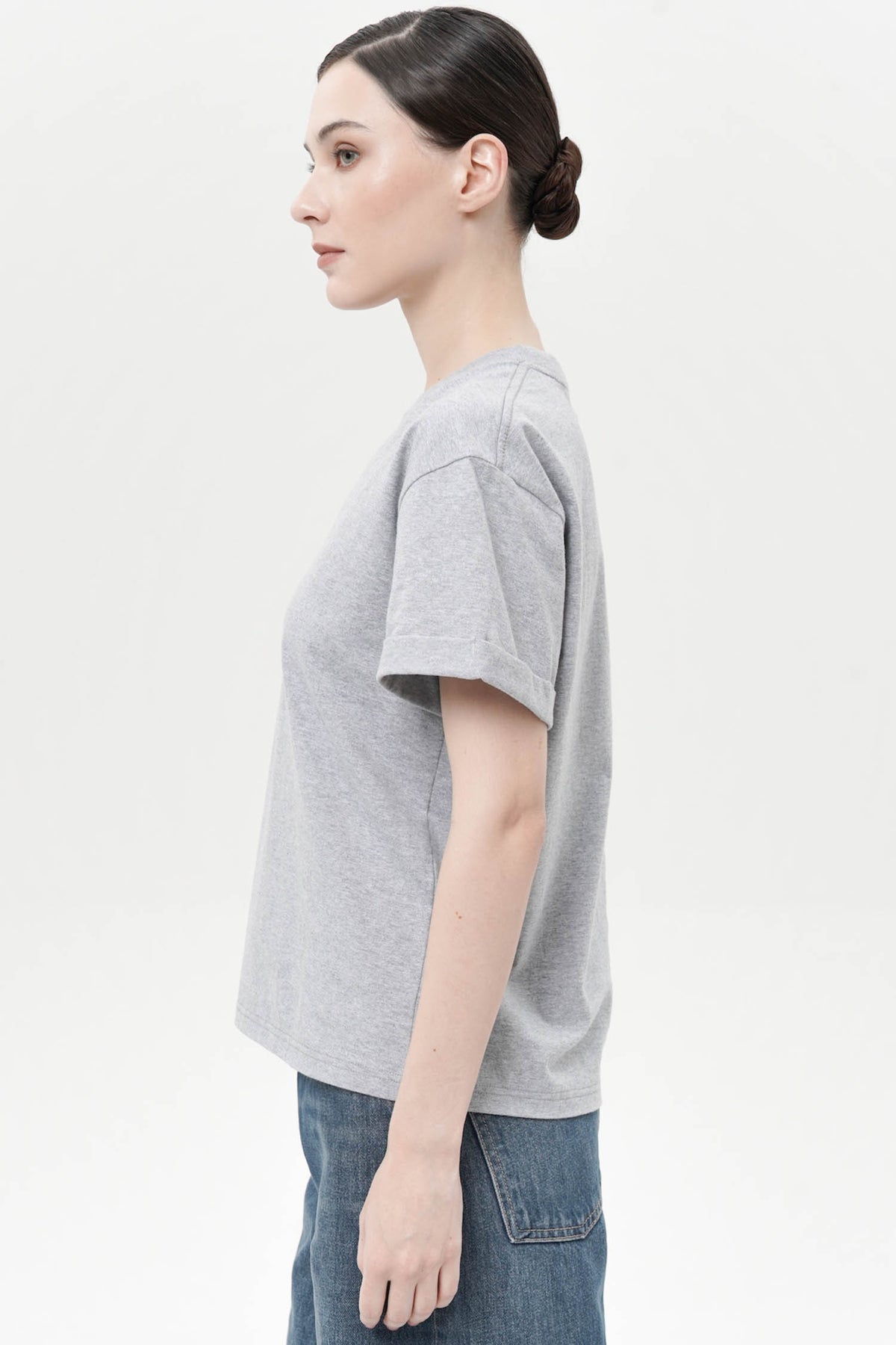 Keegan Boxy T-Shirt In Grey