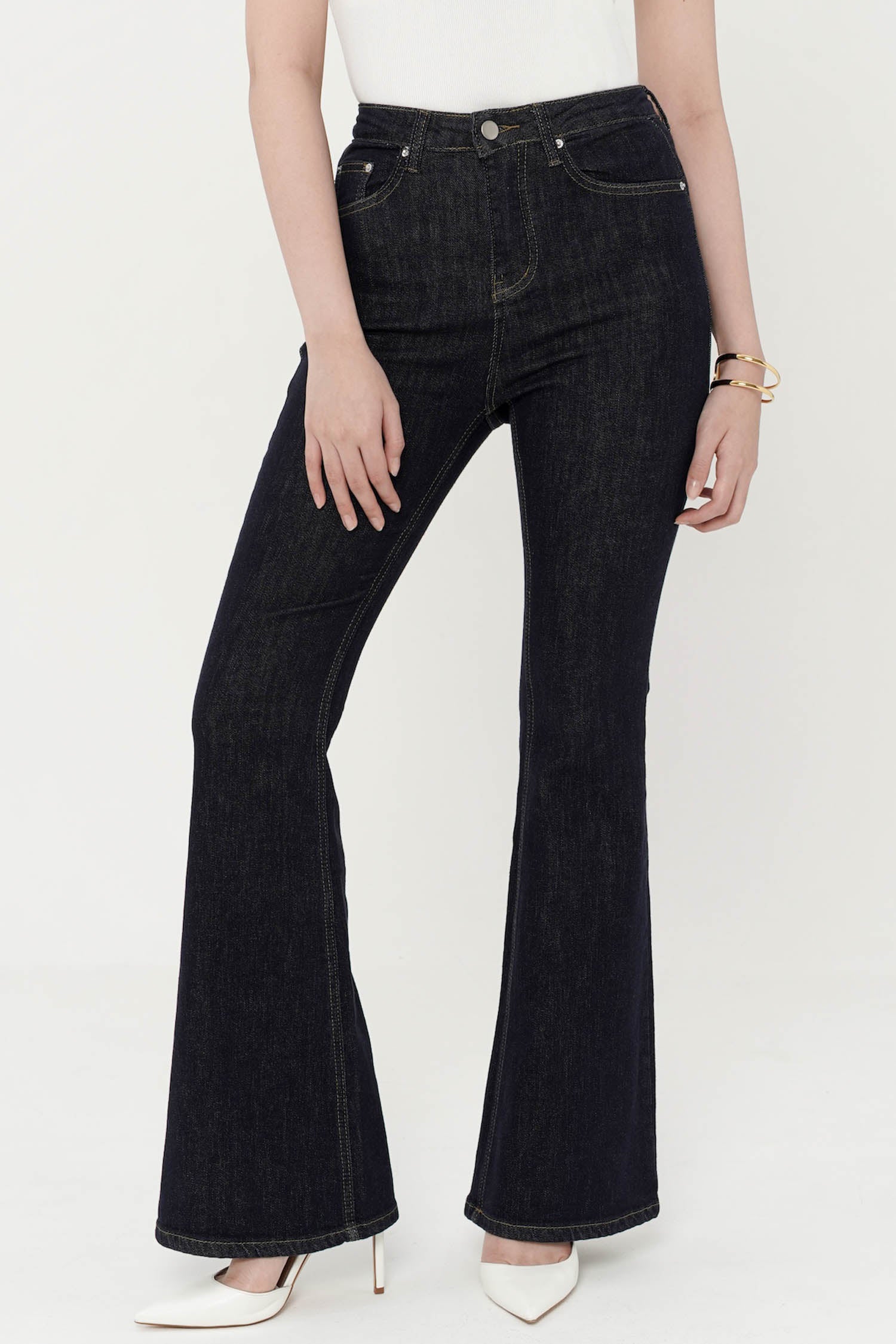 Jordyn Flare Jeans In Denim