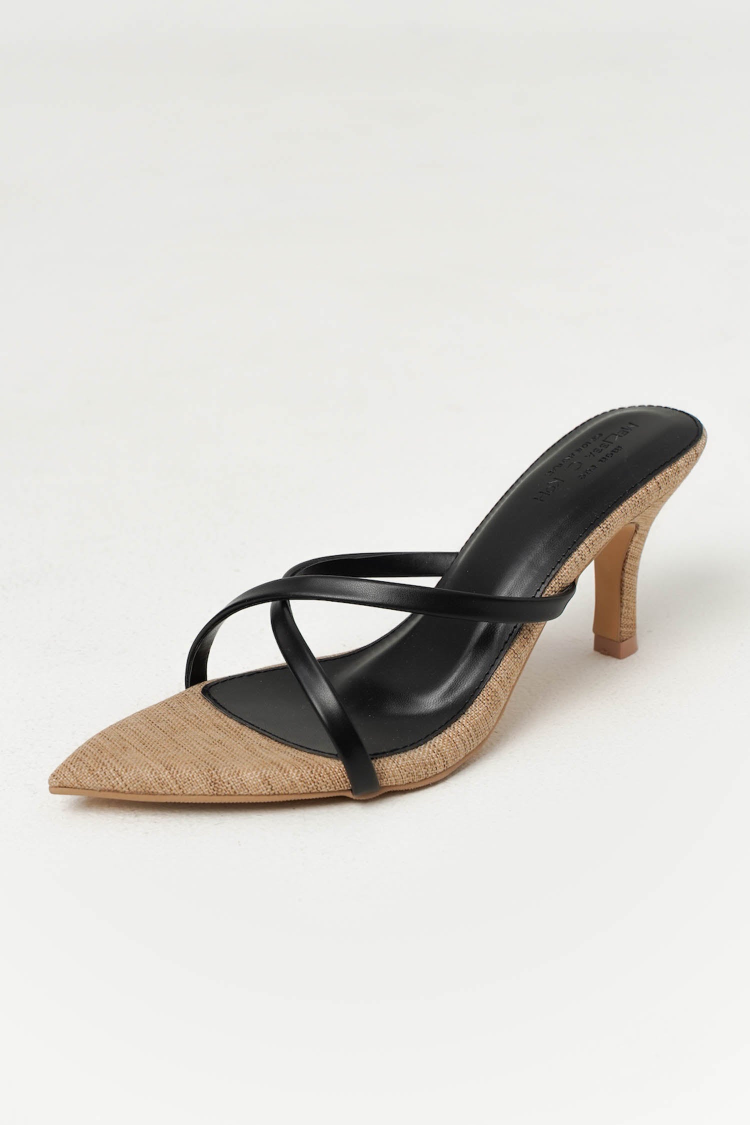 Alani Rattan Heels In Black