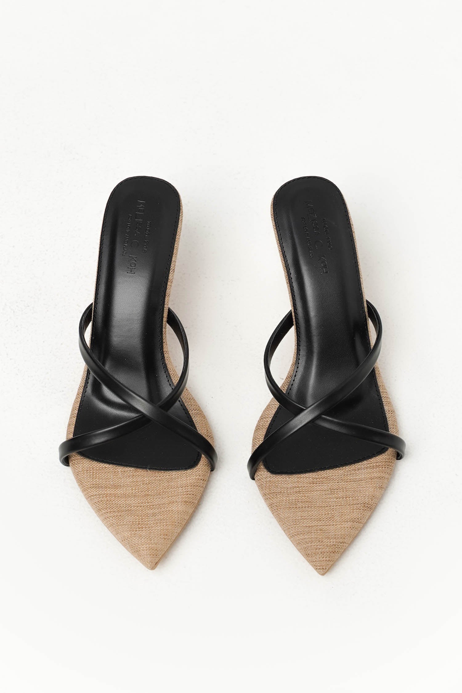 Alani Rattan Heels In Black