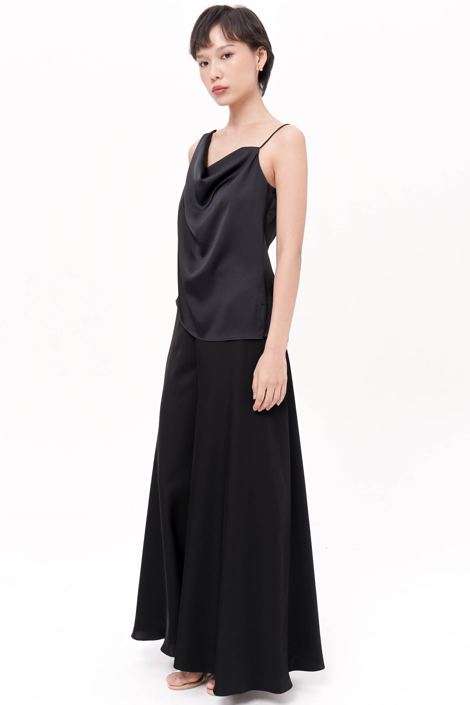 Mykonos Asymmetrical Top In Black