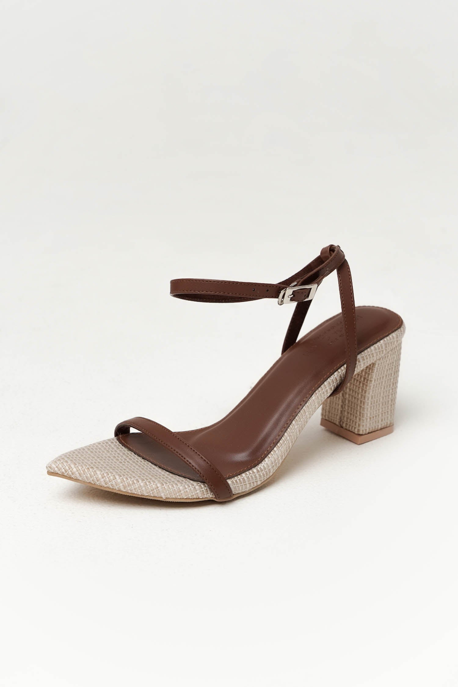 Mel Heels Resort In Dark Brown