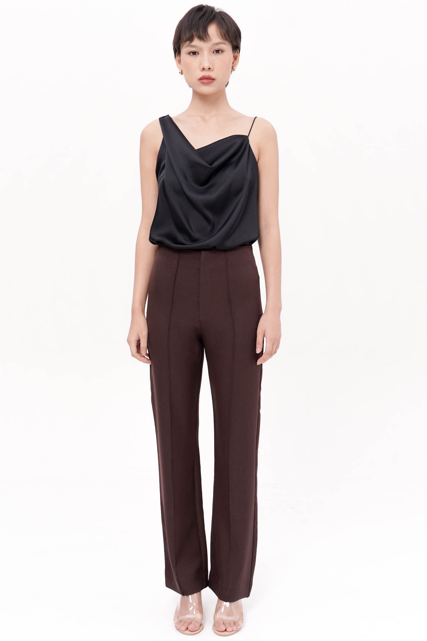 Bree Straight Pants In Espresso