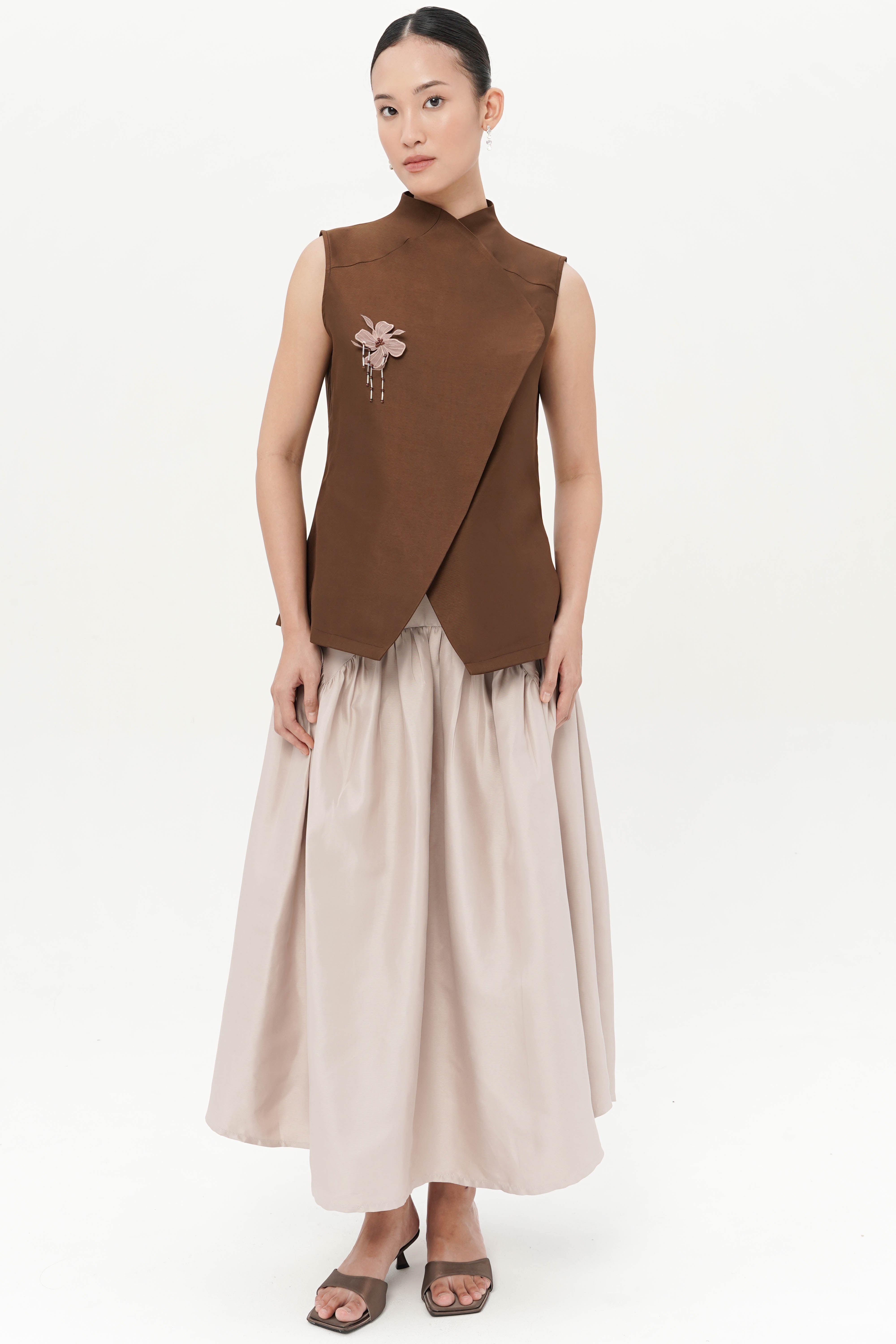 Dahlia Skirt in Creme