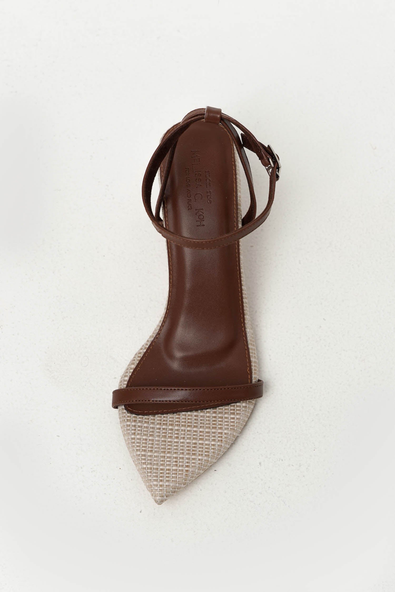 Mel Heels Resort In Dark Brown