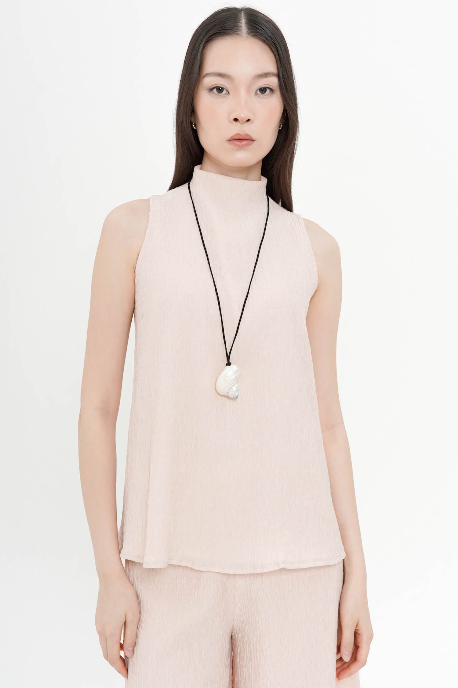 Santina Blouse In Nude