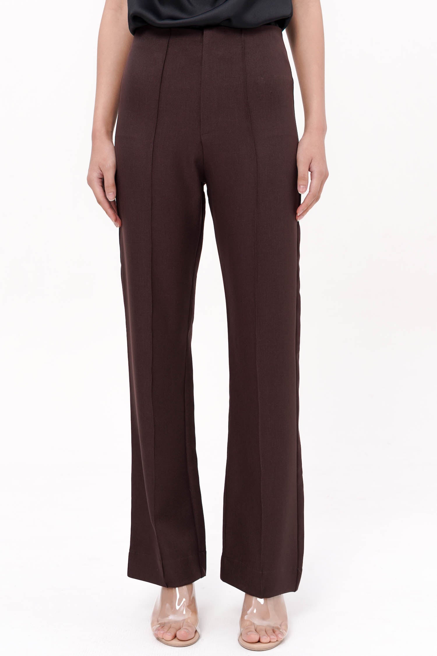 Bree Straight Pants In Espresso