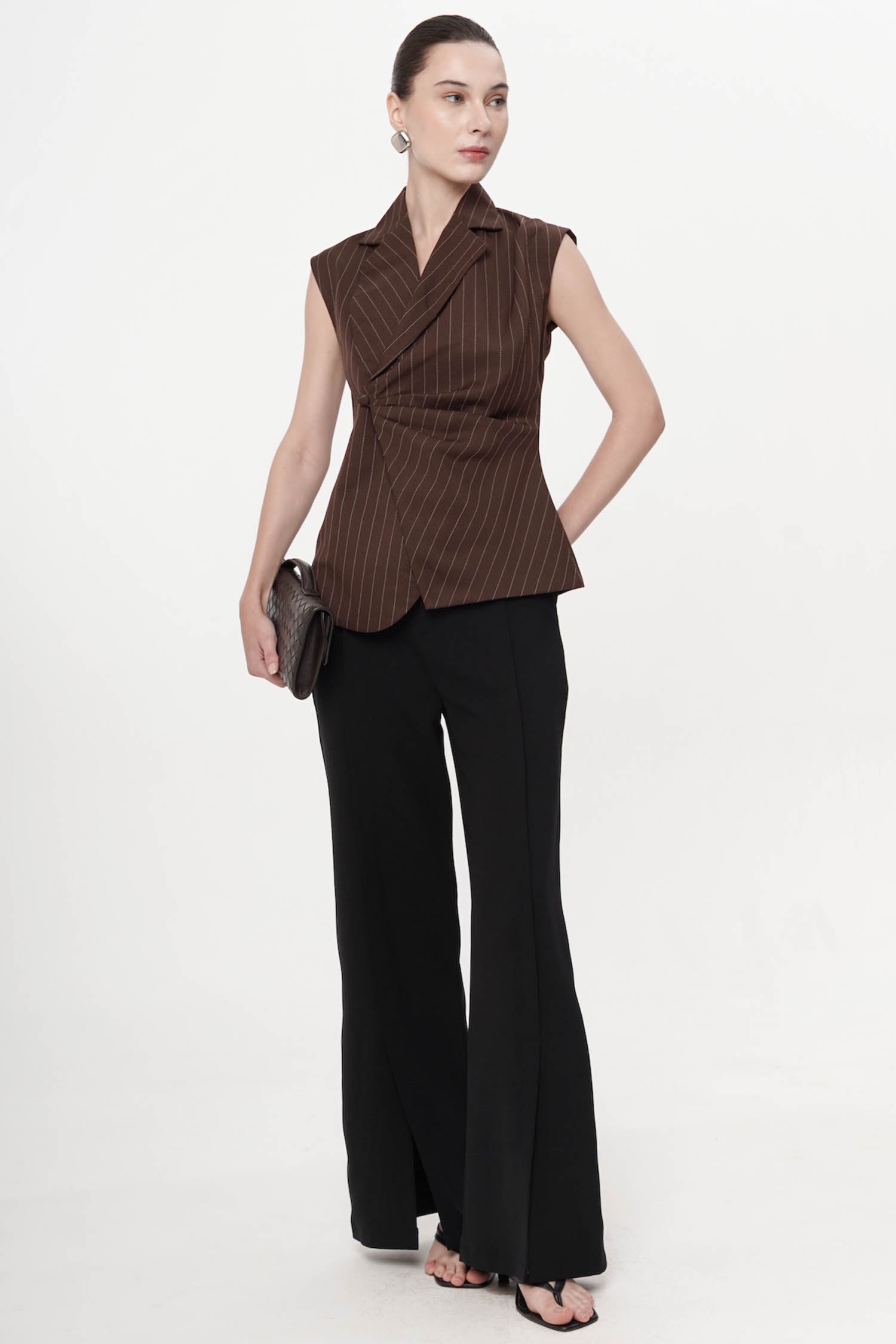 トップス FLARE SHIRT WITH VEST 81VgZ2en16L.jpg