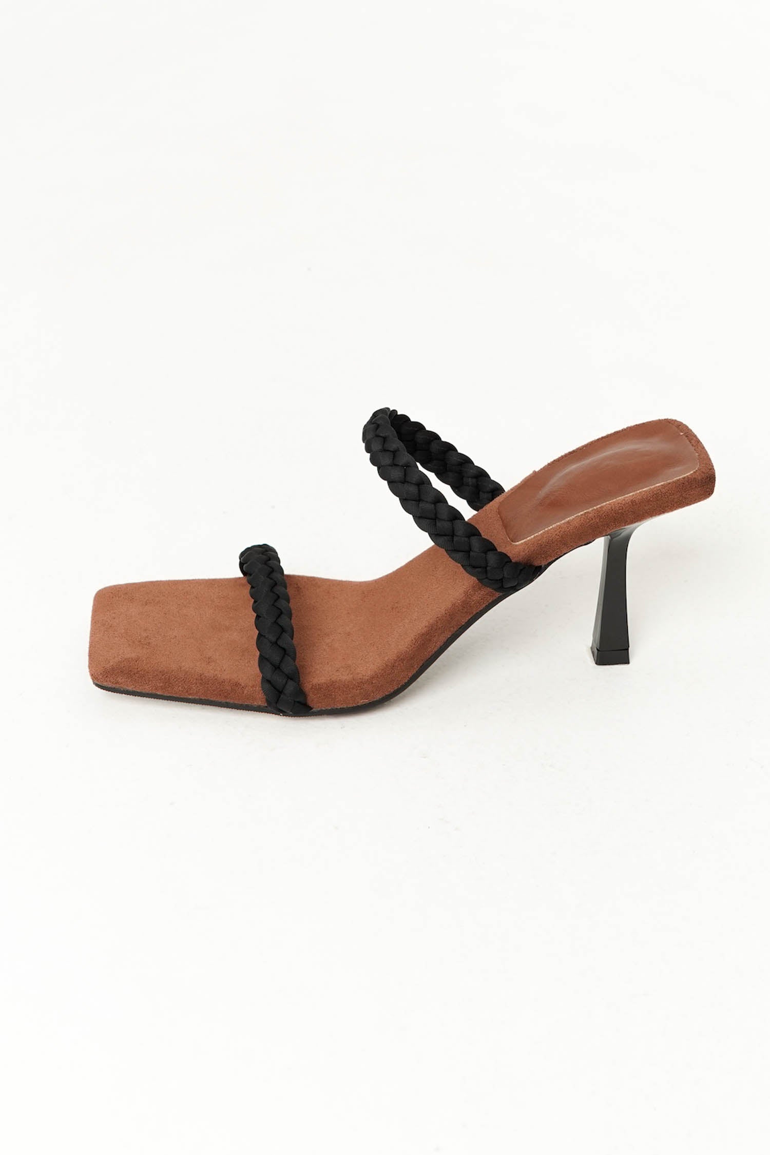 Pepper Heeled Sandal In Black