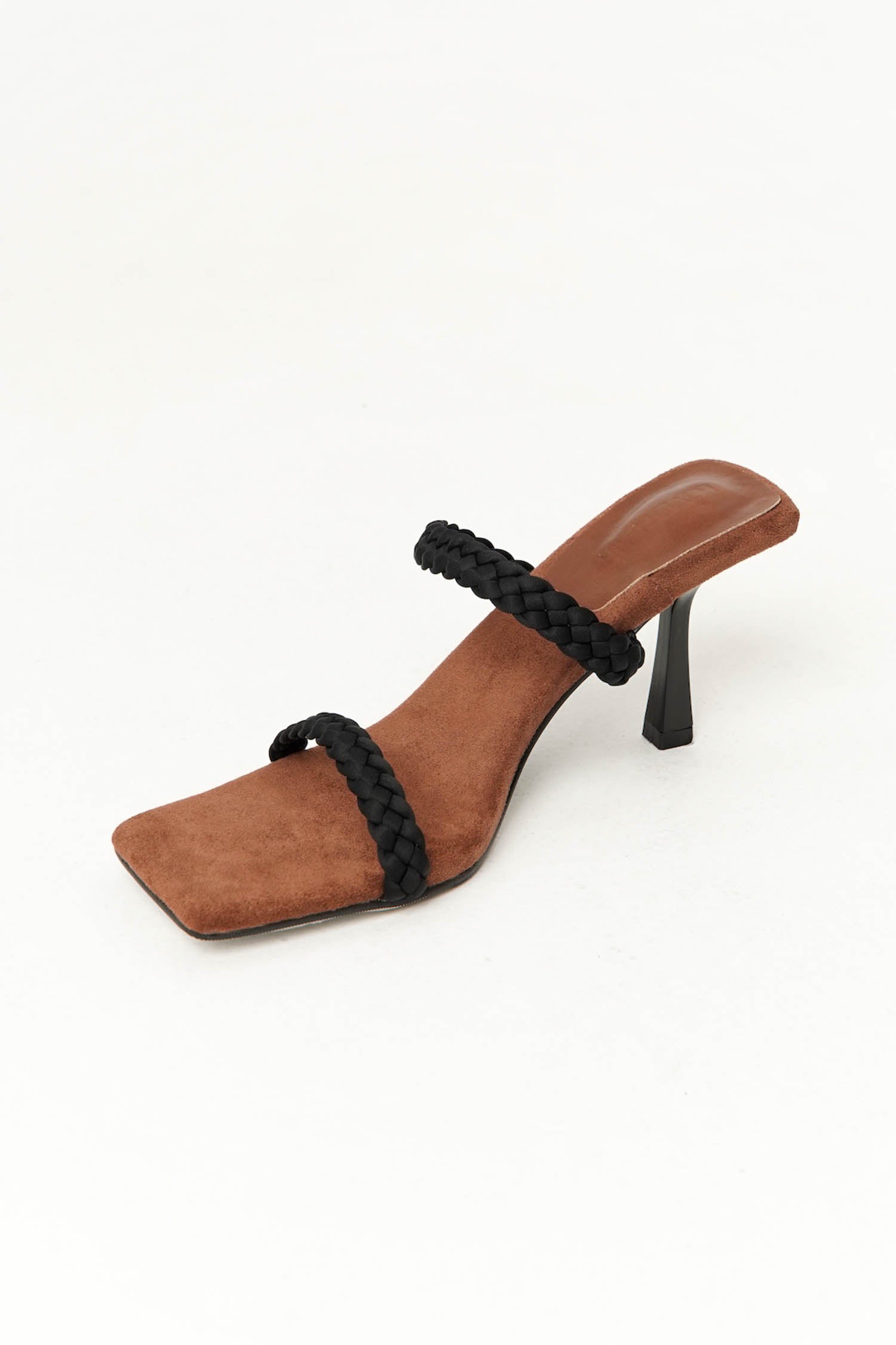 Pepper Heeled Sandal In Black