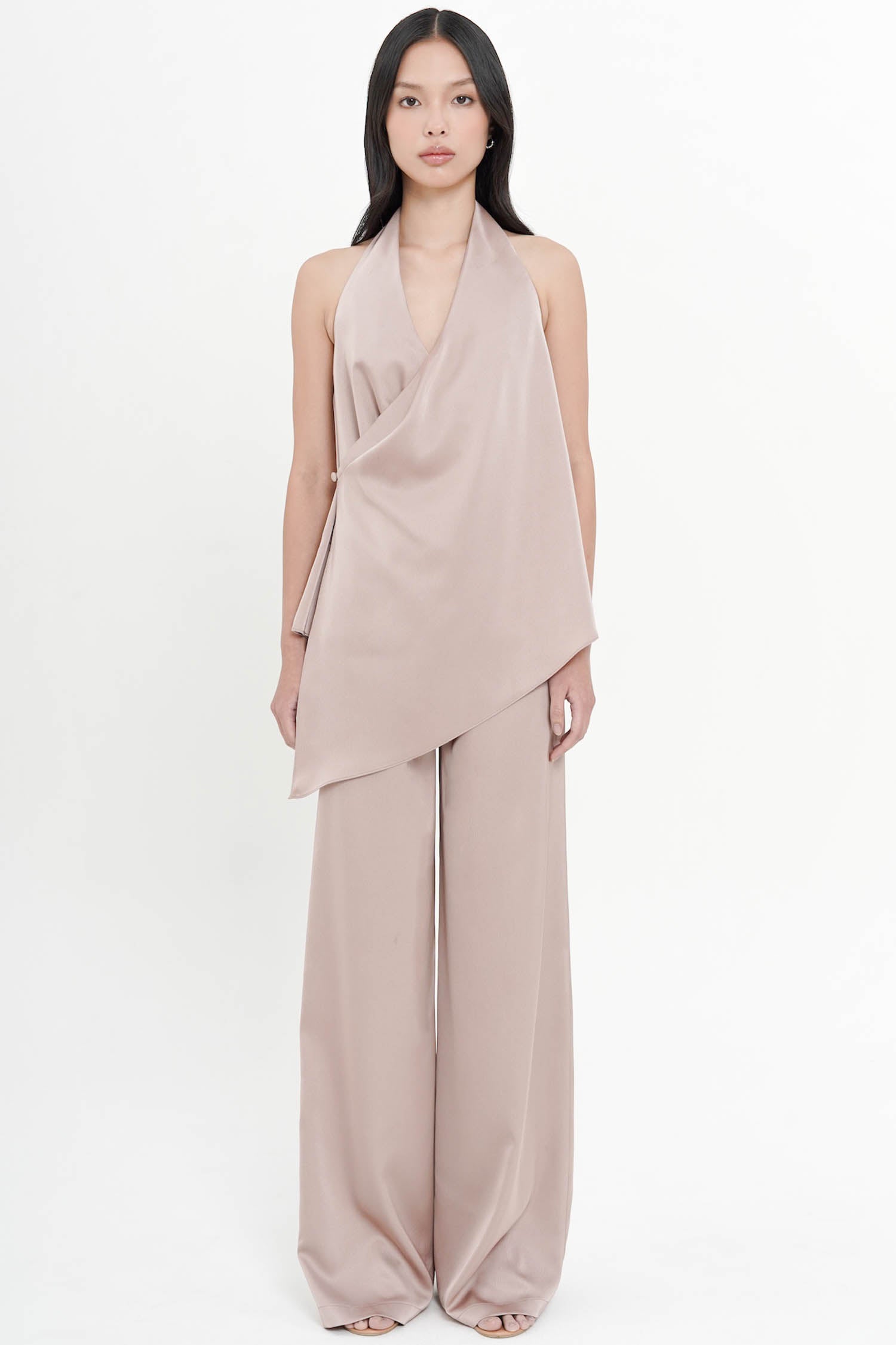 Cassis Straight Pants In Nude