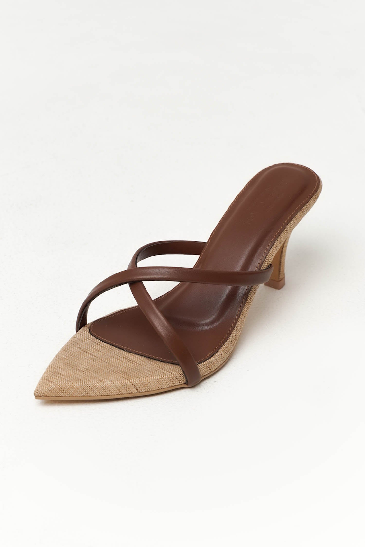 Alani Rattan Heels In Brown