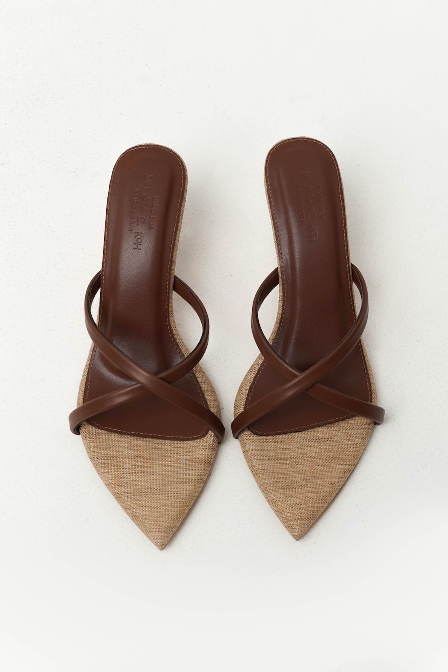 Alani Rattan Heels In Brown