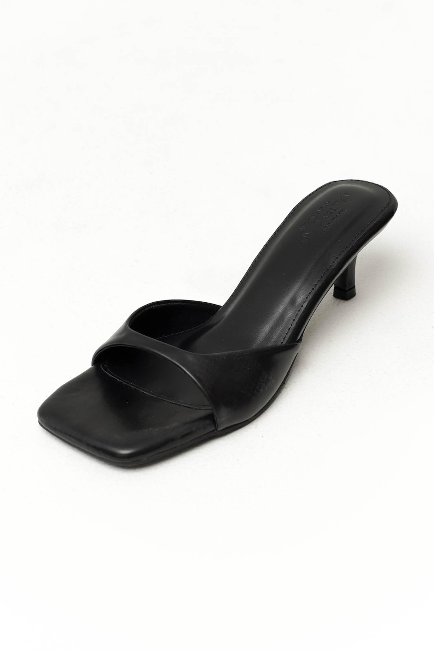 Isla Square Heels In Black