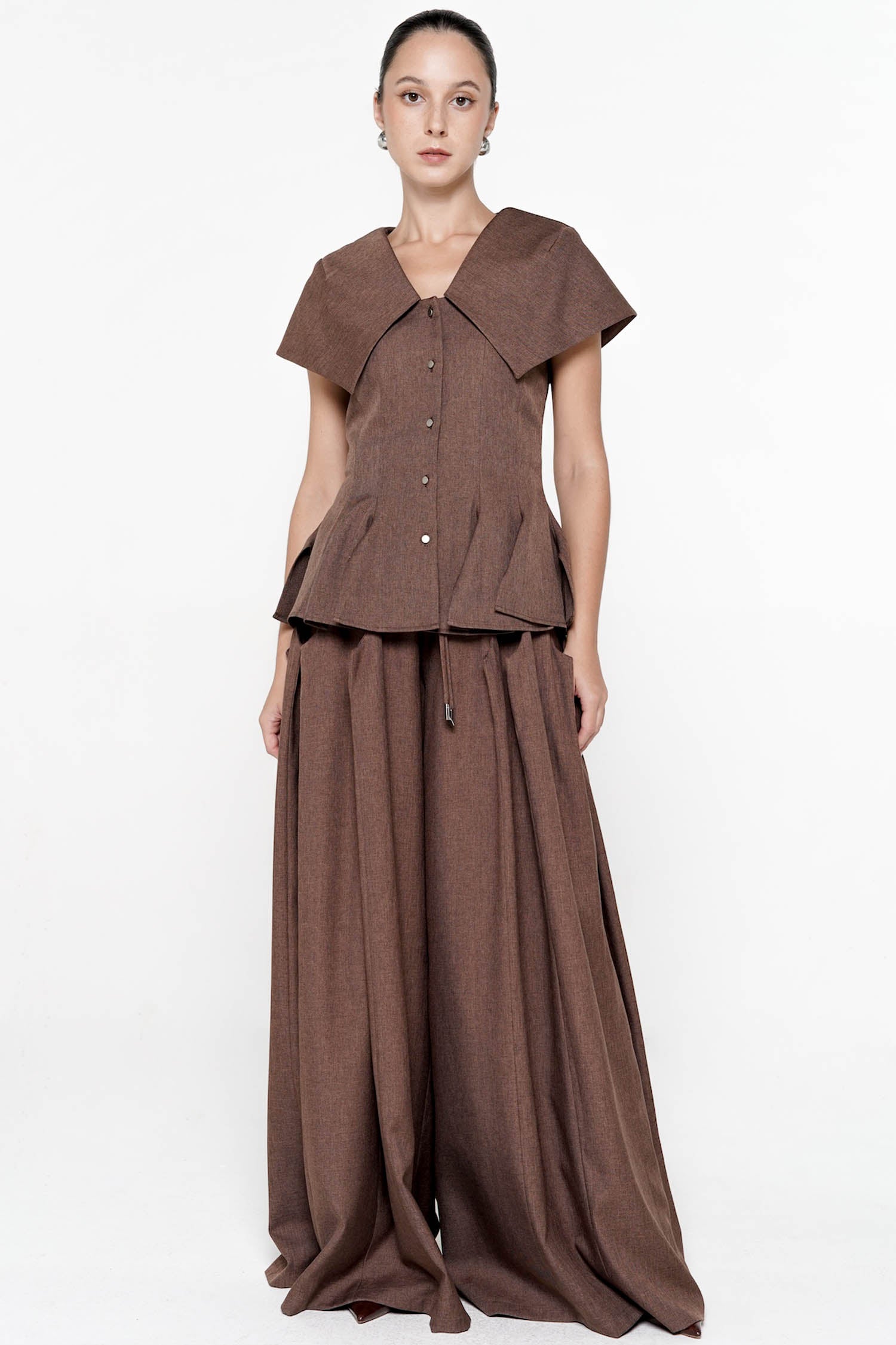 Krilo Long Pants in Walnut