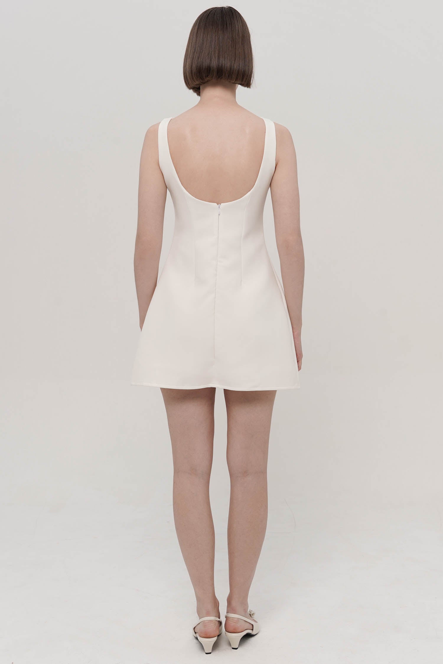 Fenix Mini Dress In White (3 LEFT)