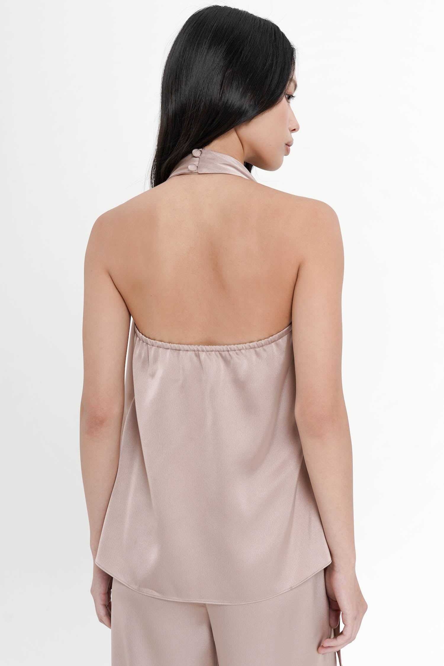 Cassis Asymmetrical Top In Nude
