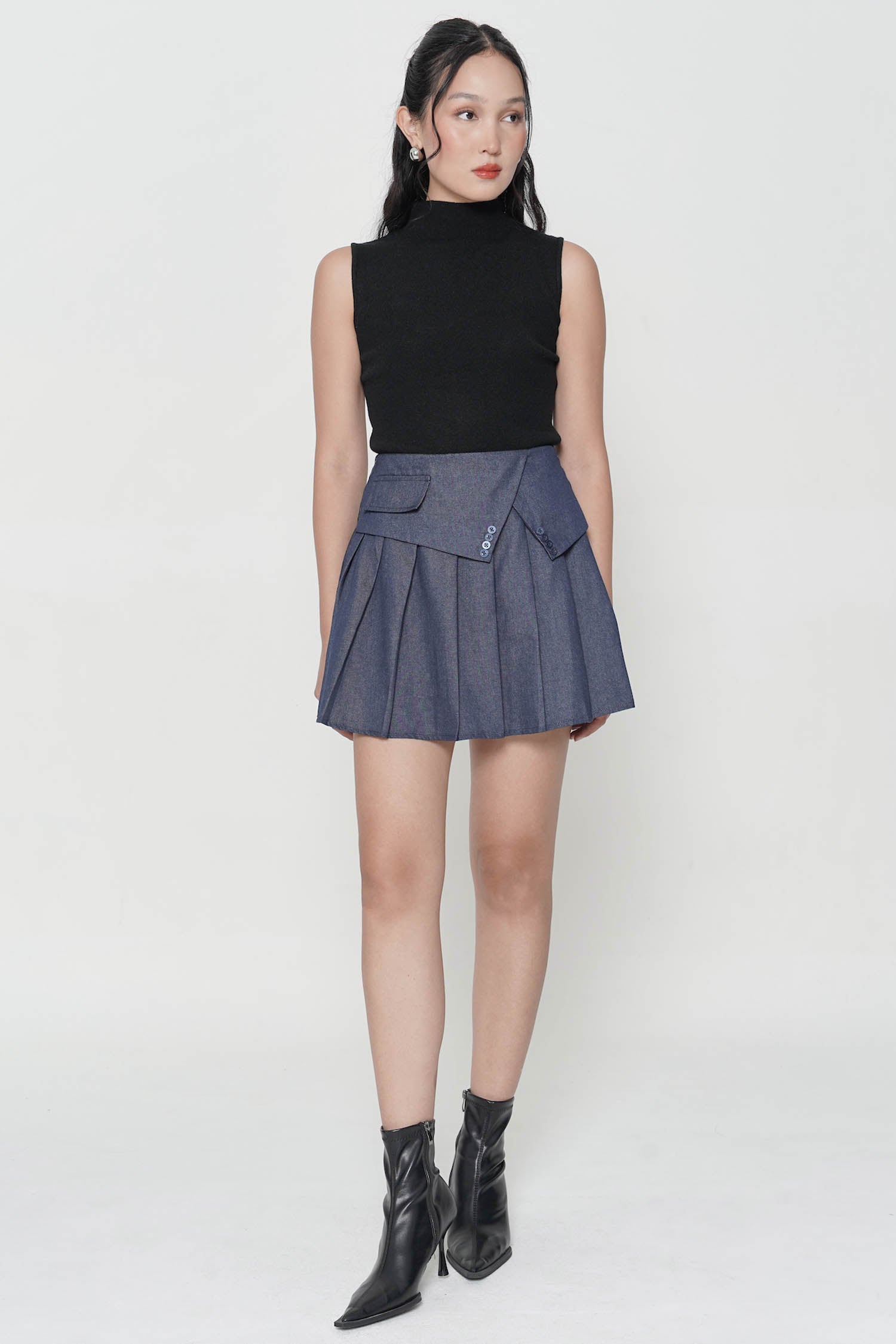 Marlie Skort In Blue Denim (3 LEFT)