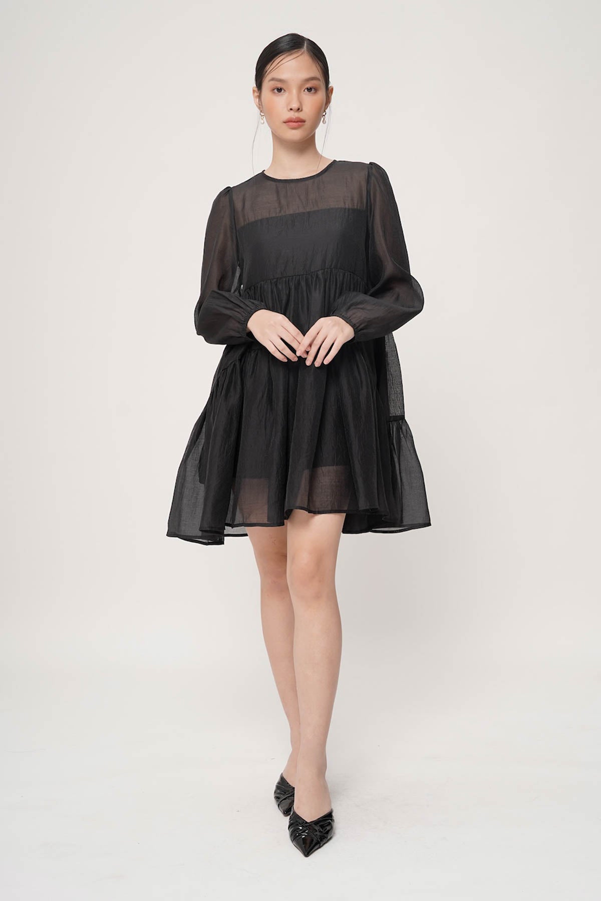 Adalene Mini Dress In Black (LAST PIECE)