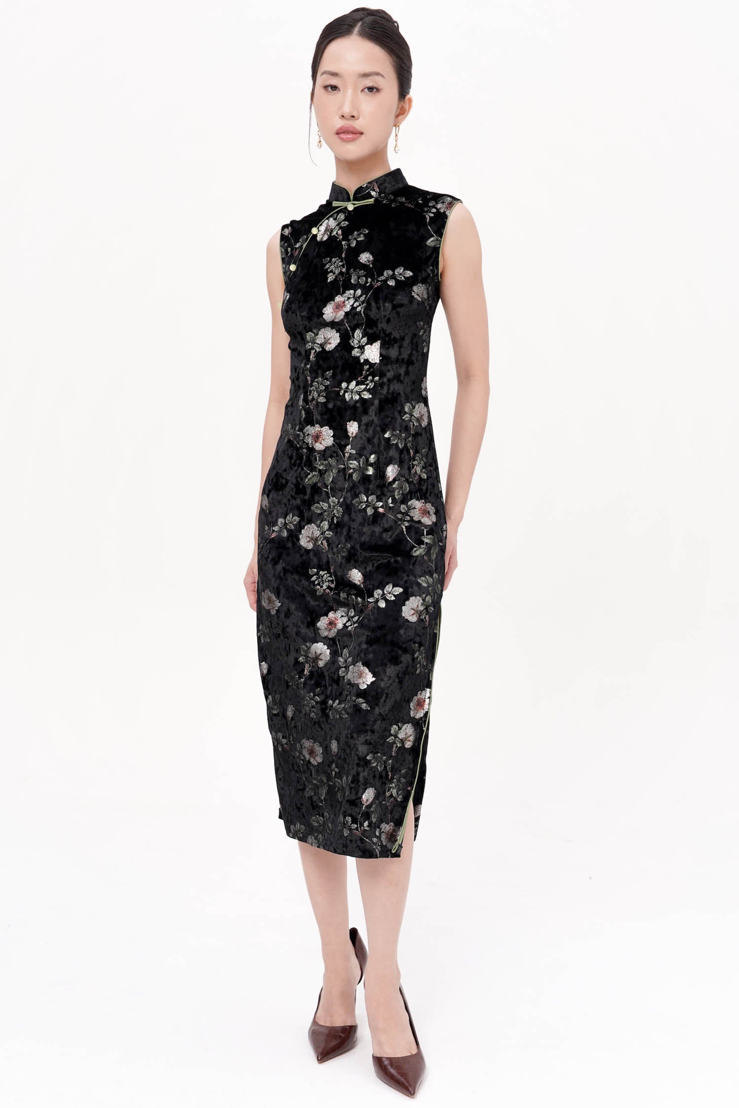 Lanxin Qipao Dress In Black