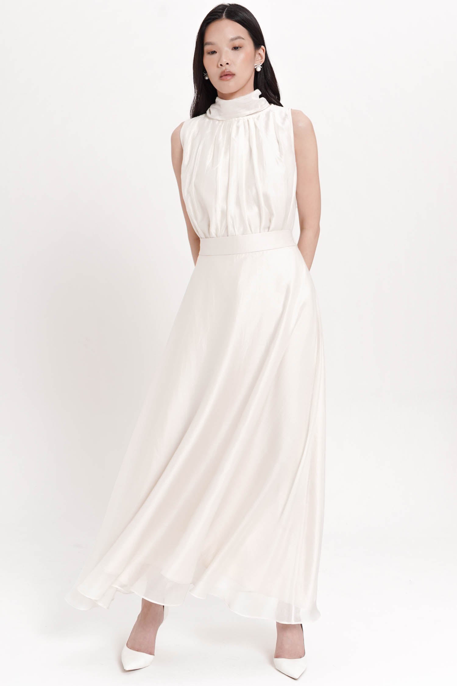 Beaufort Skirt In Porcelain