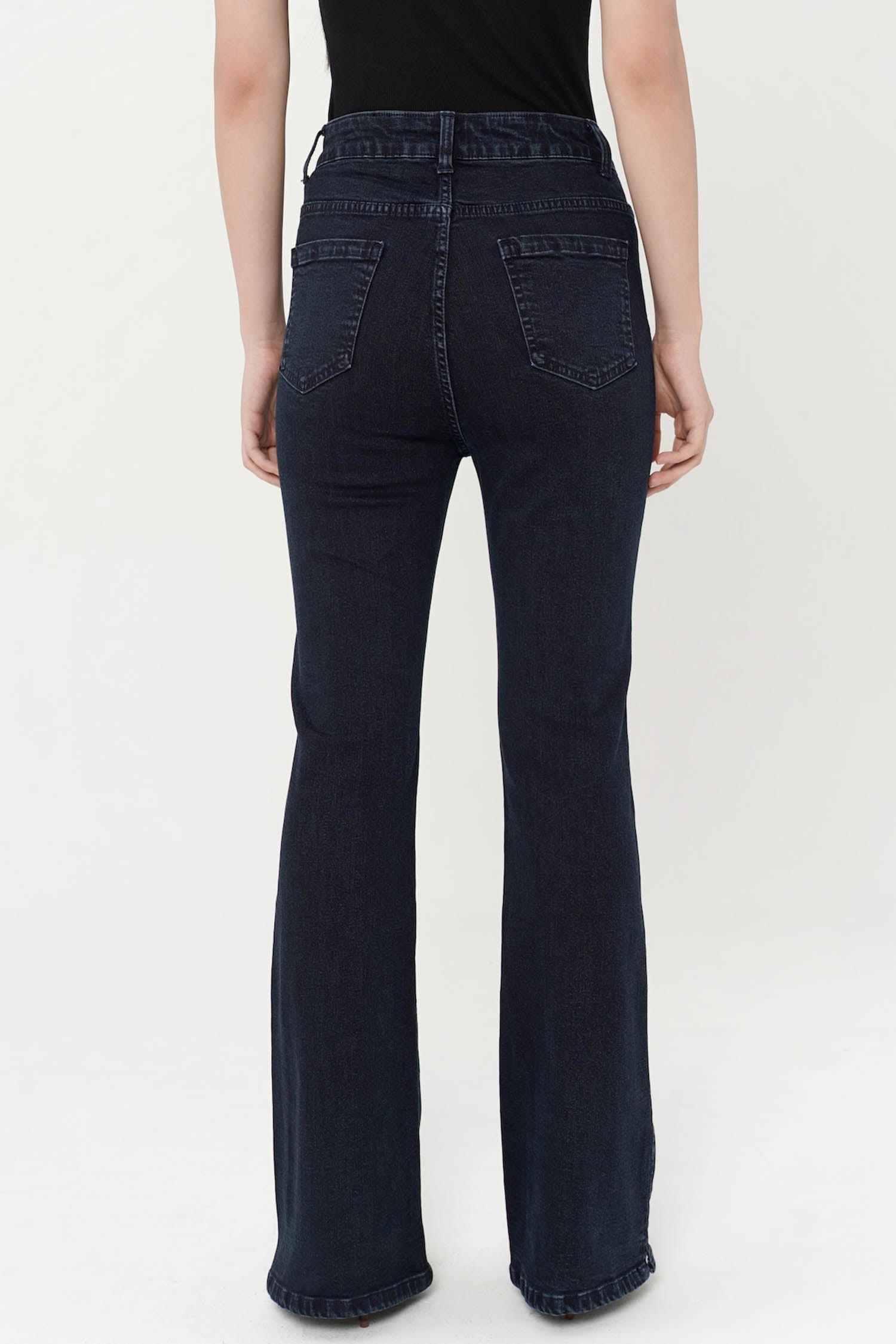 Neydi High-Waist Jeans In Blue Denim