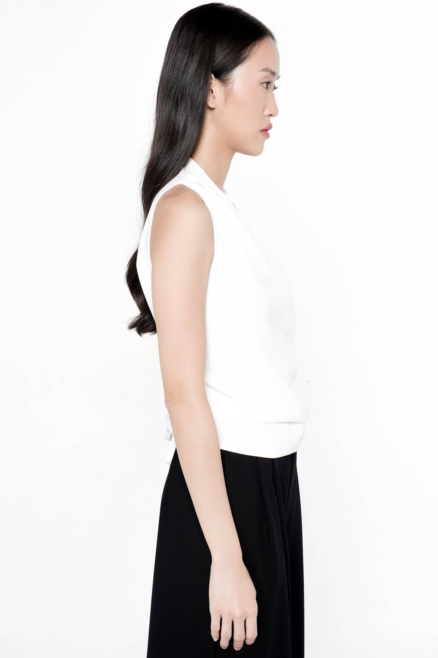 Pine Wrap Top In Broken White