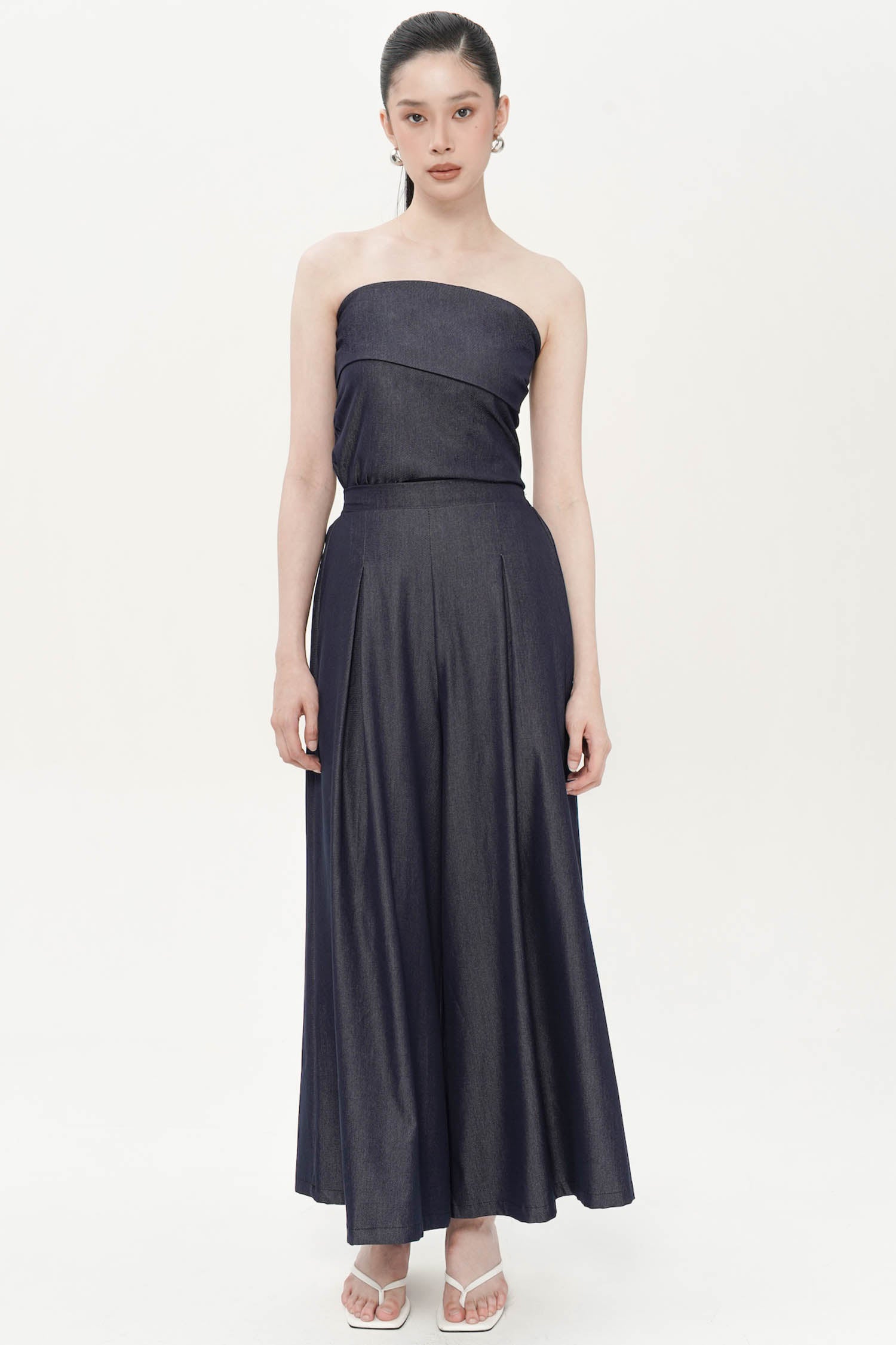 Nyra Trouser In Dark Denim