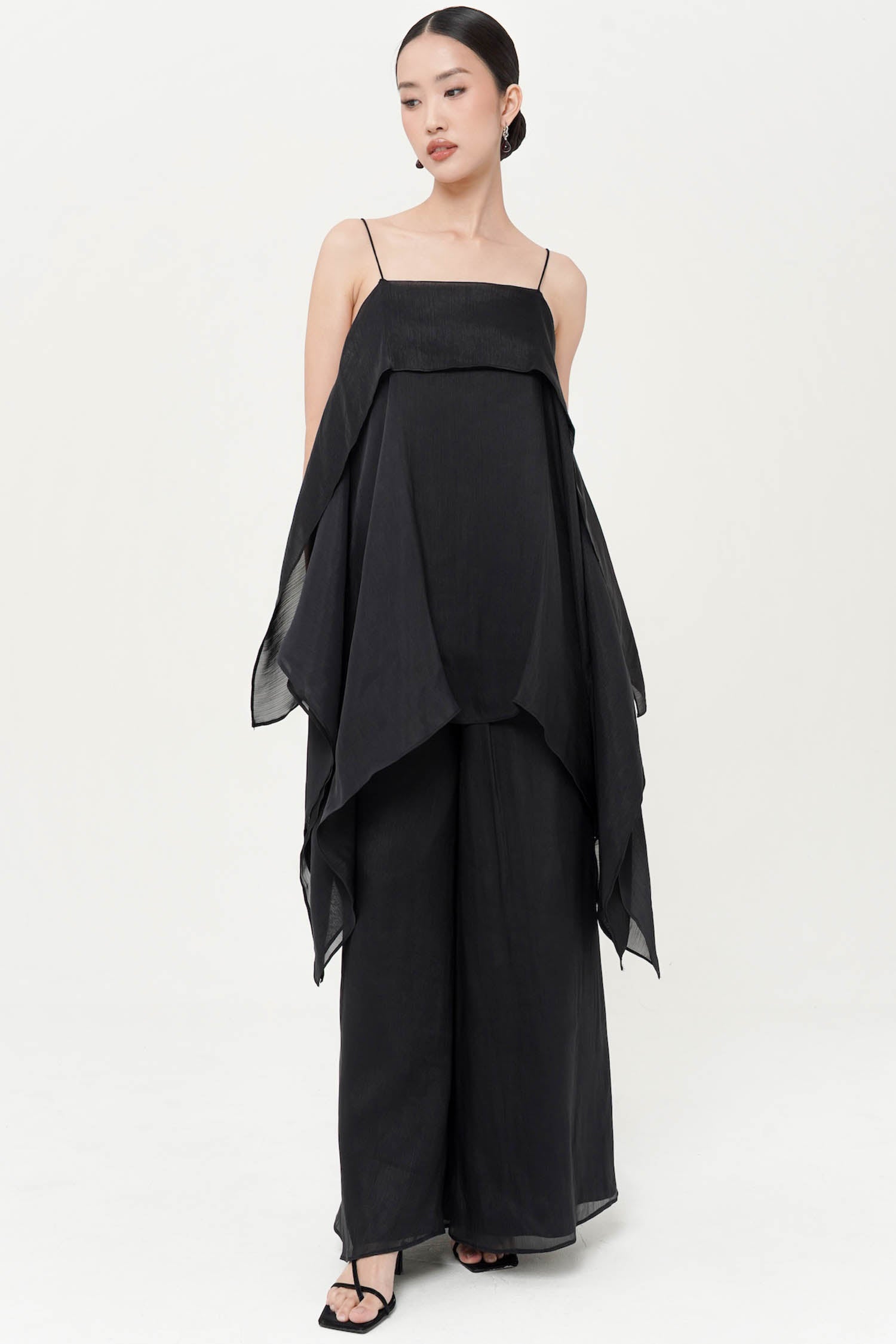 Jire Translucent Trousers In Black