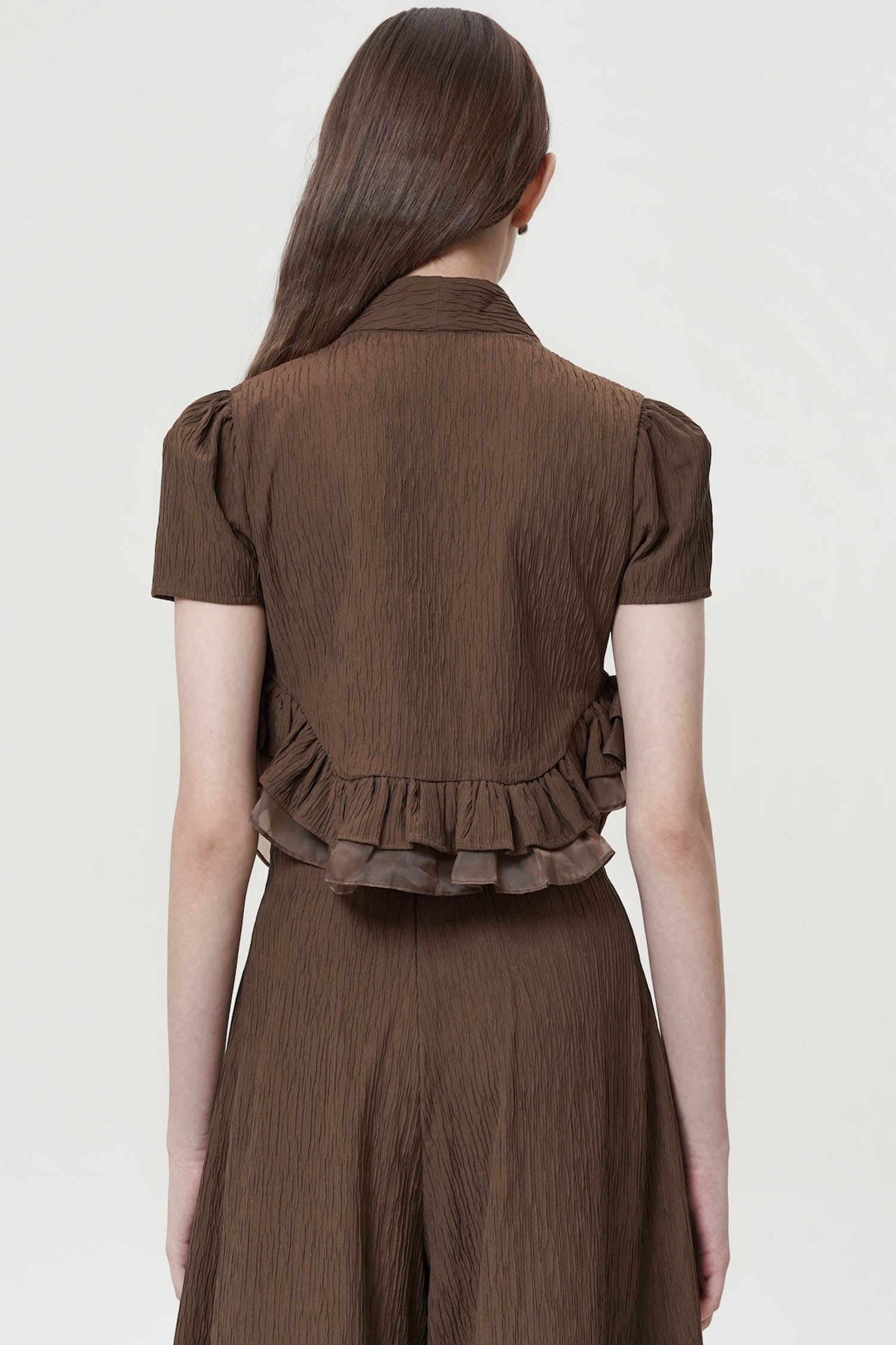 Soleil Top in Dark Brown