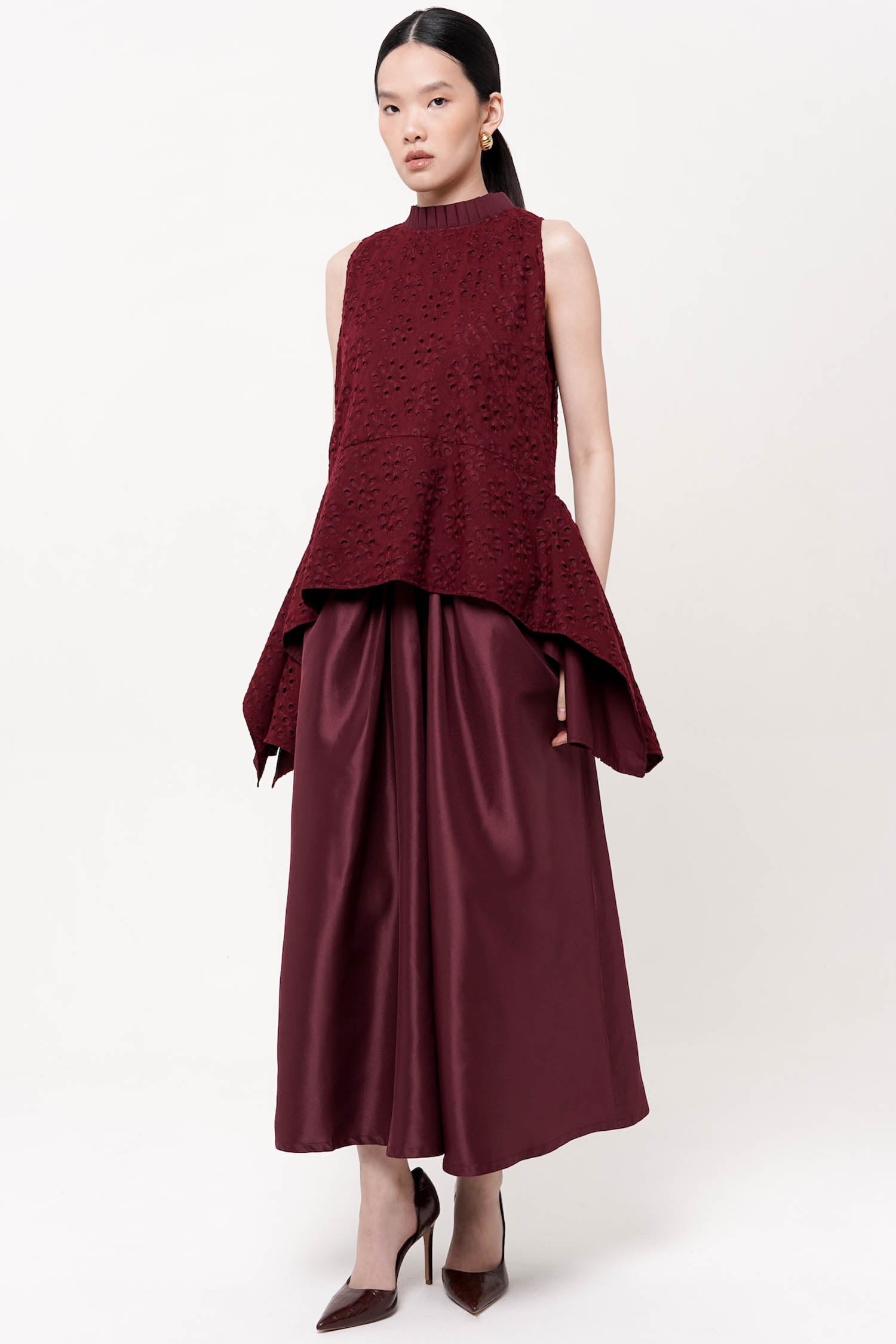 Darjeeling Top in Maroon