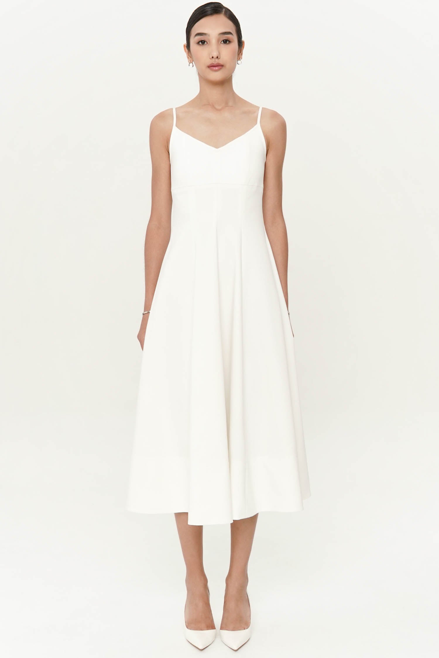 Emi Dress In White