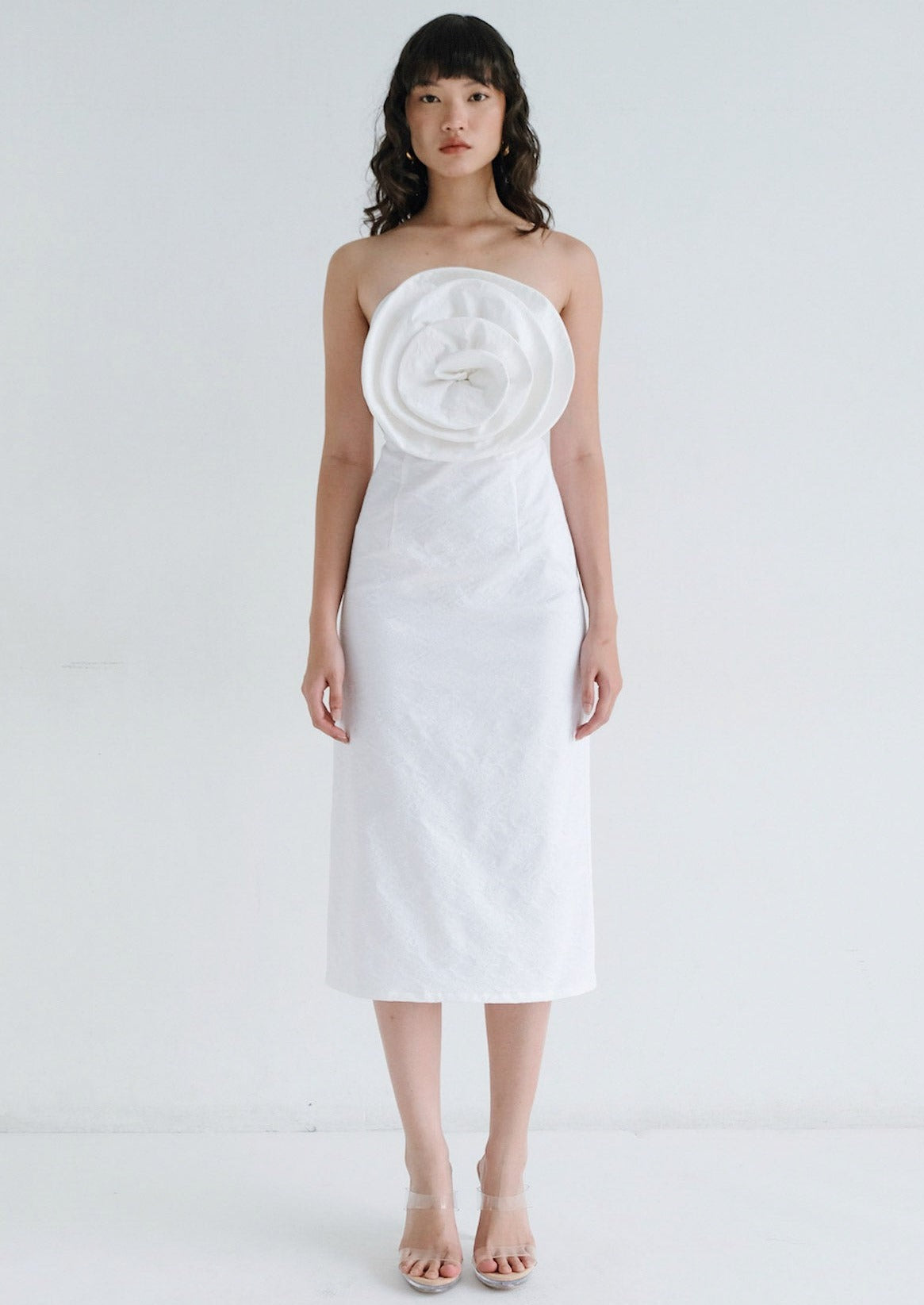 Planda Dress In Broken White (LAST PIECES)