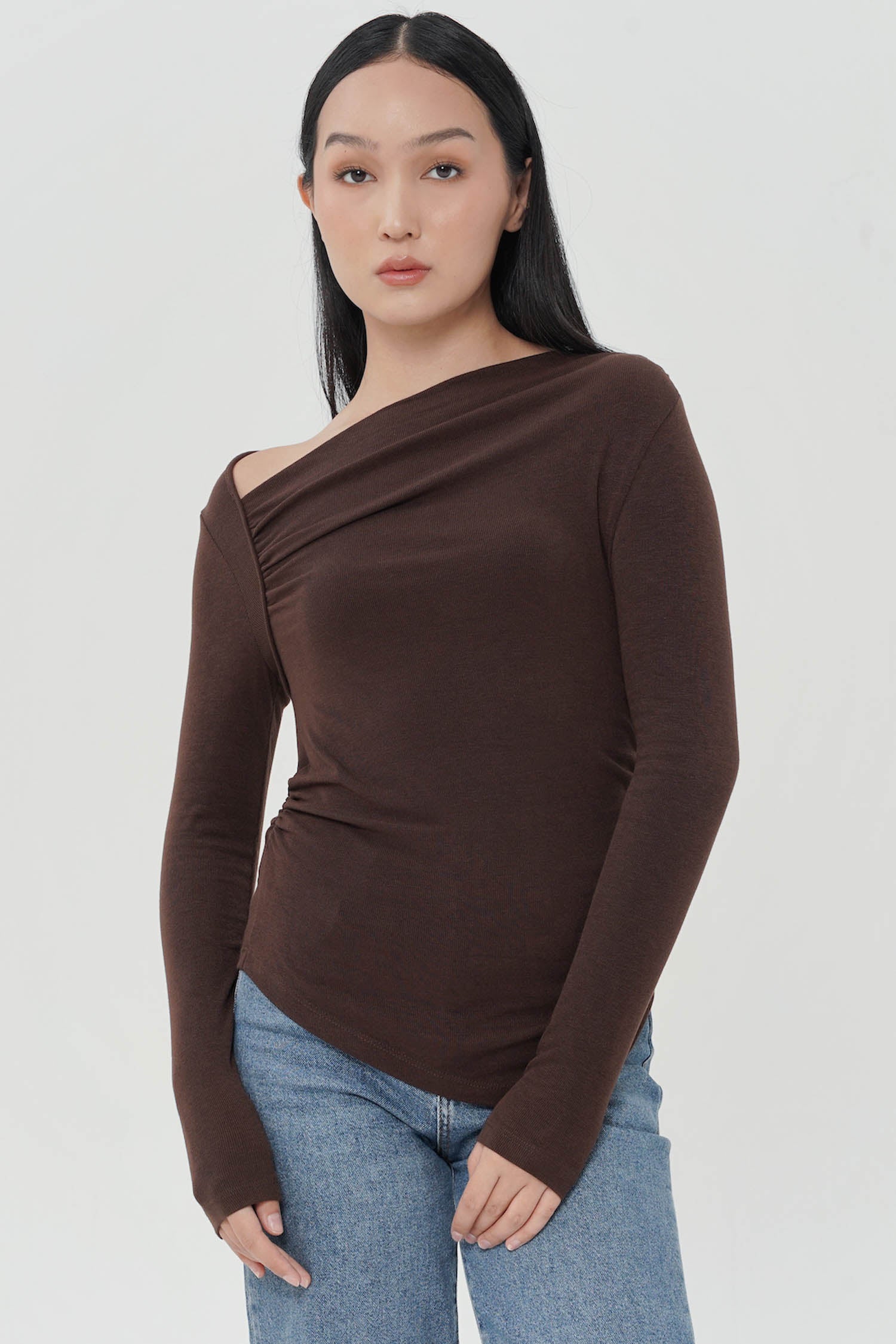 Tanner Top In Brown