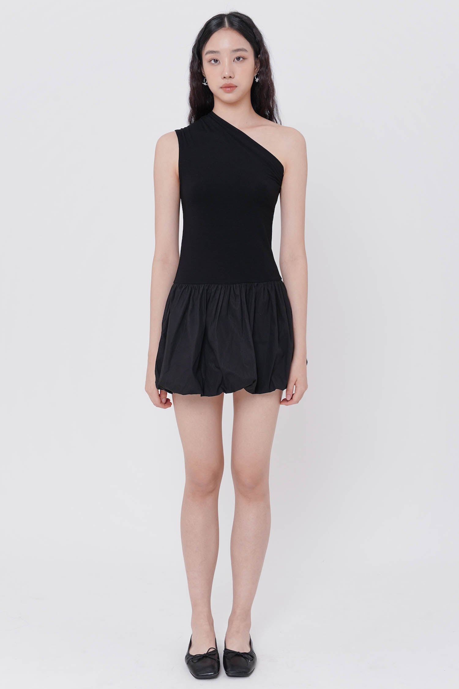 Hale Bubble Dress In Black