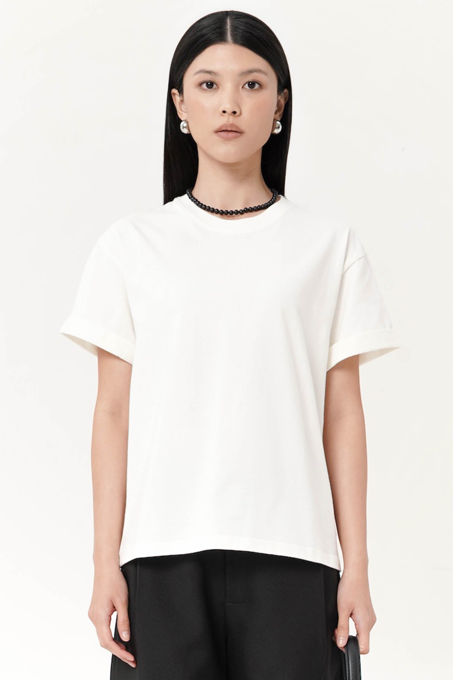 Keegan Boxy T-Shirt In White