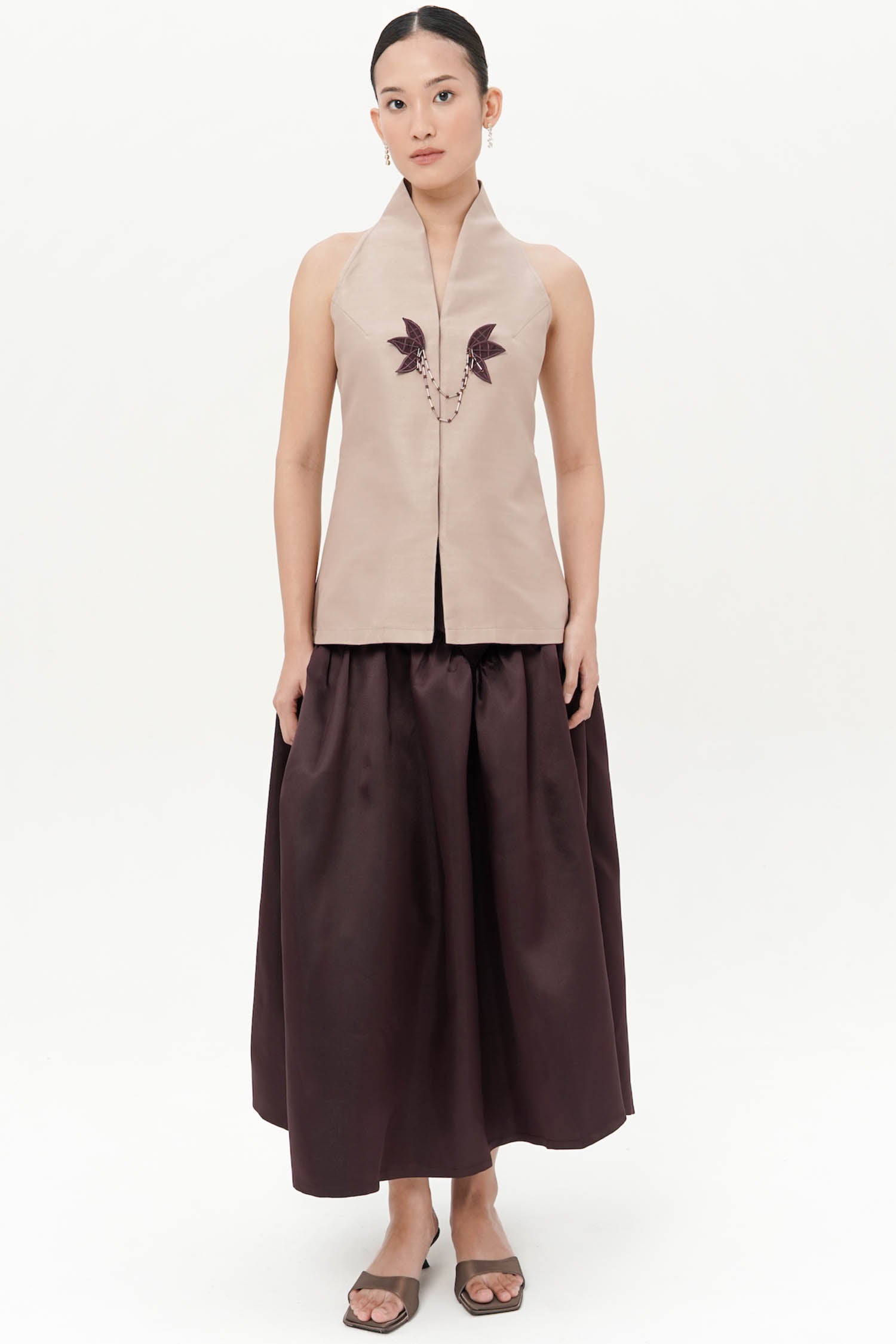 Dahlia Skirt in Burgundy