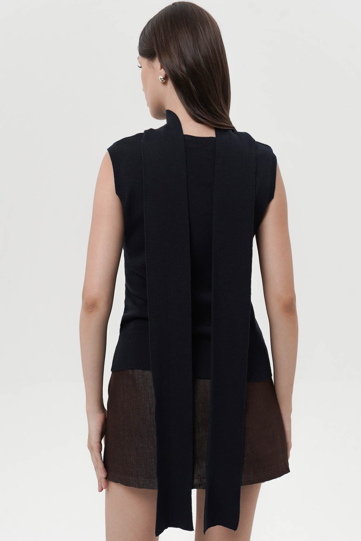 Veloura Shawl Top In Navy