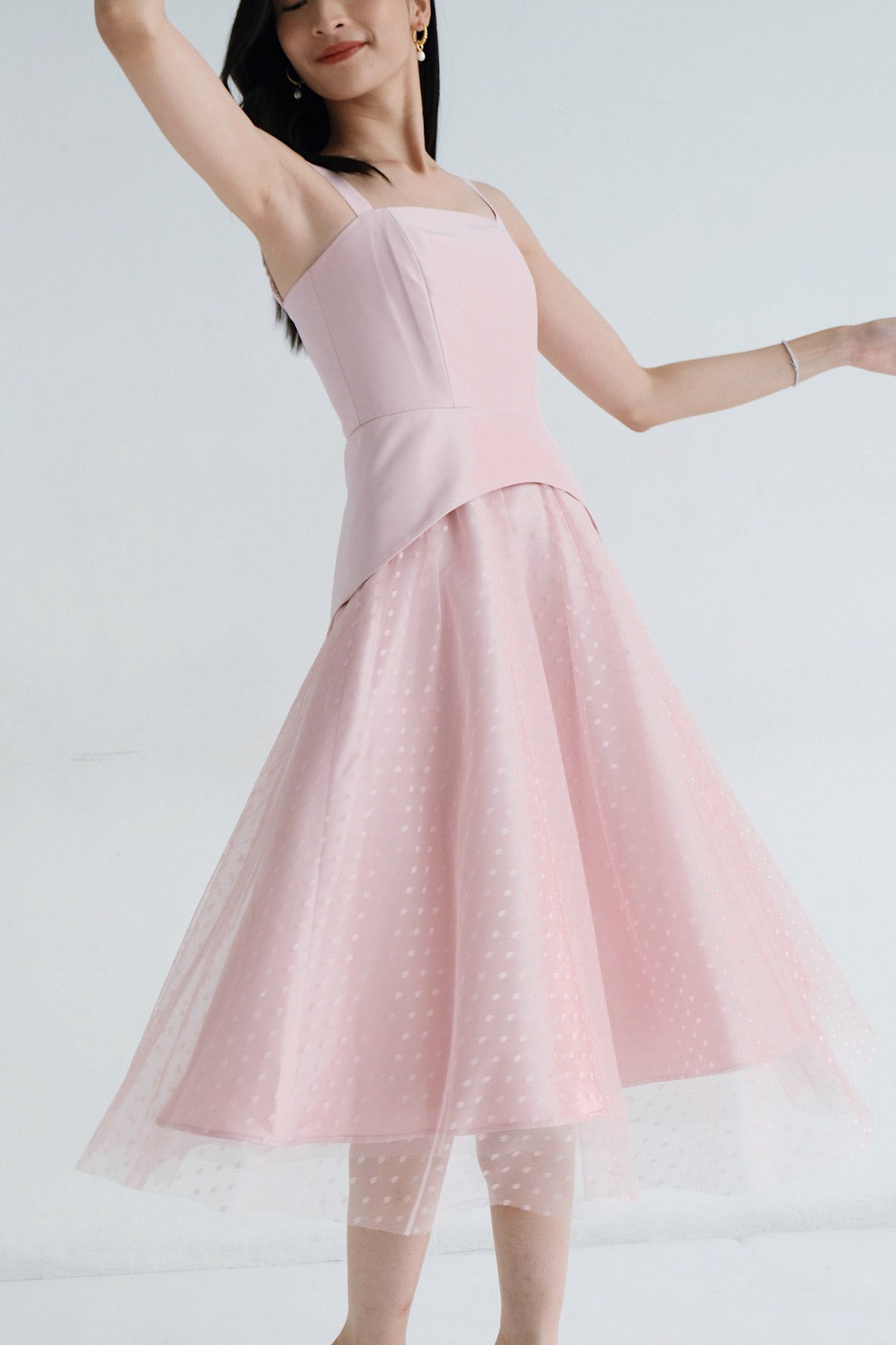 Evangeline Dress In Pink