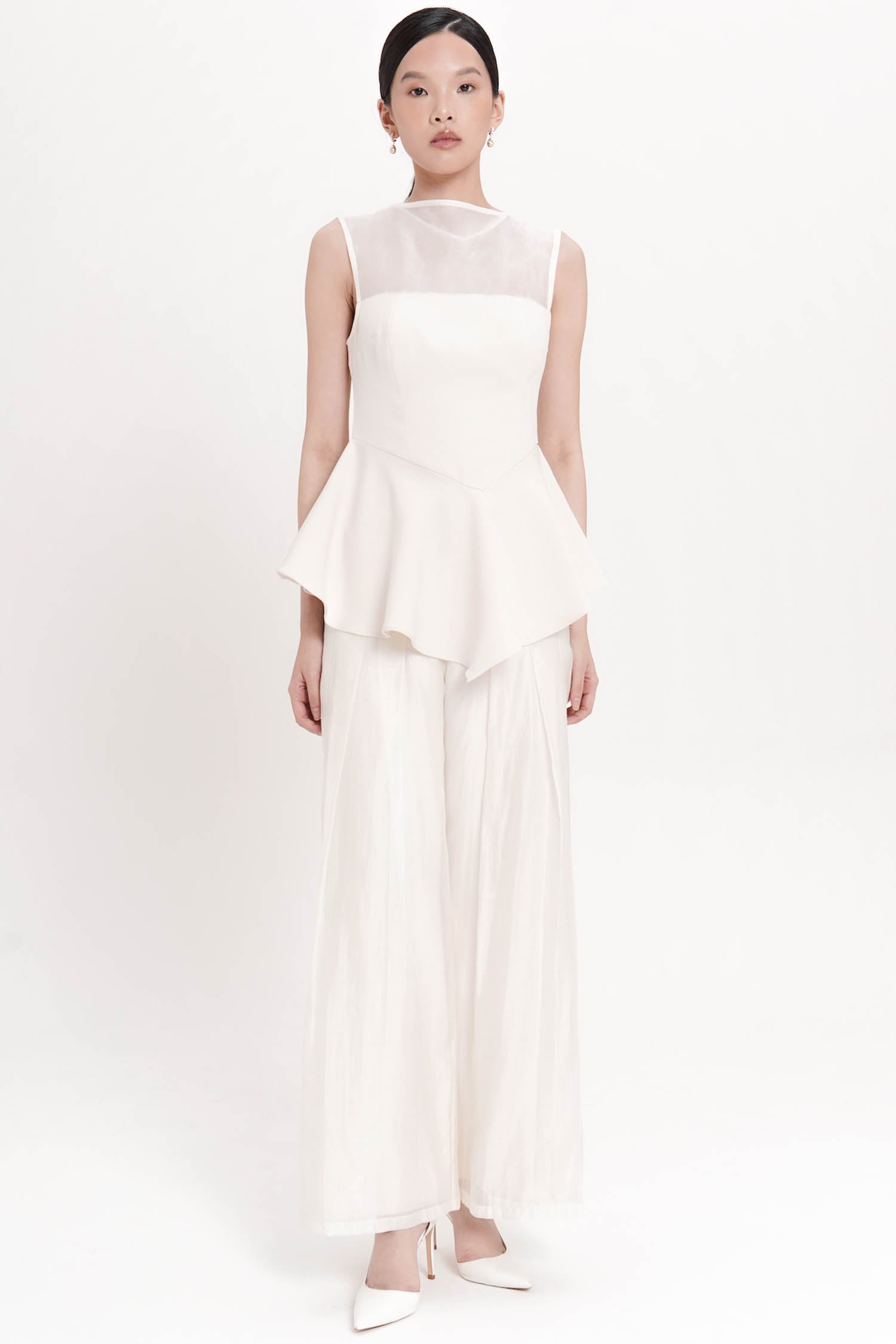 Cathan Trousers In Porcelain