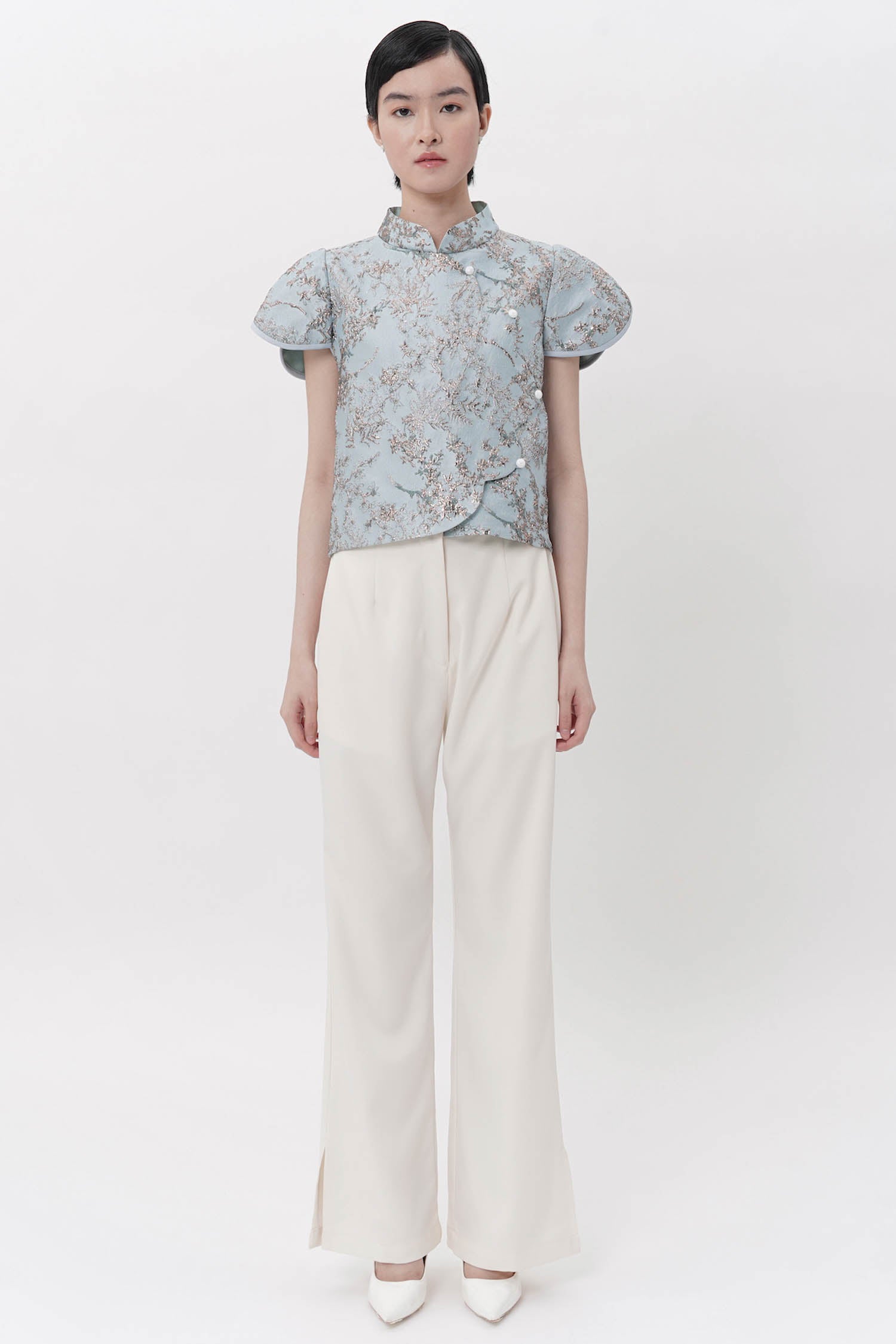 Nuo Trousers In Broken White