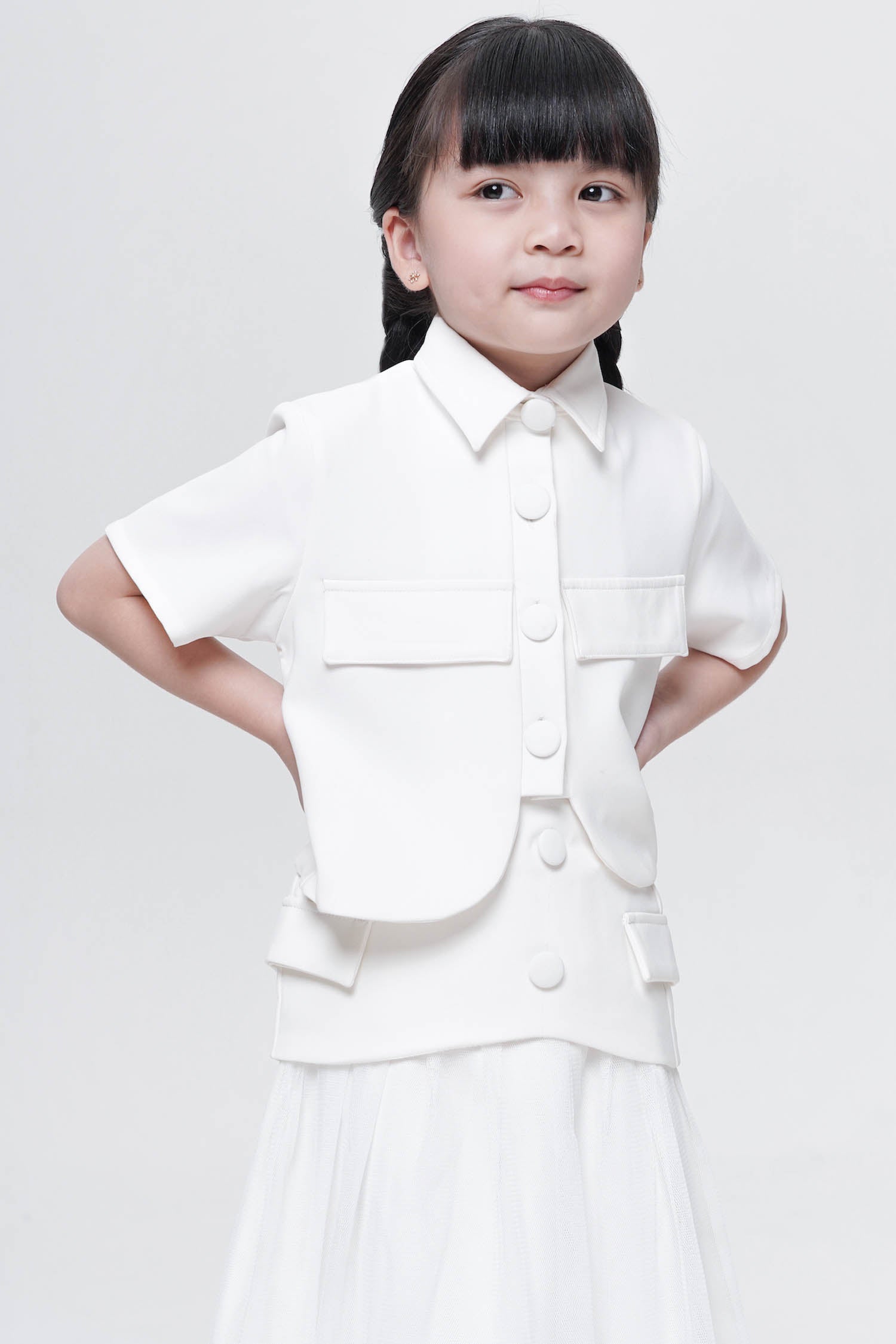 Mini Barth Top In Broken White