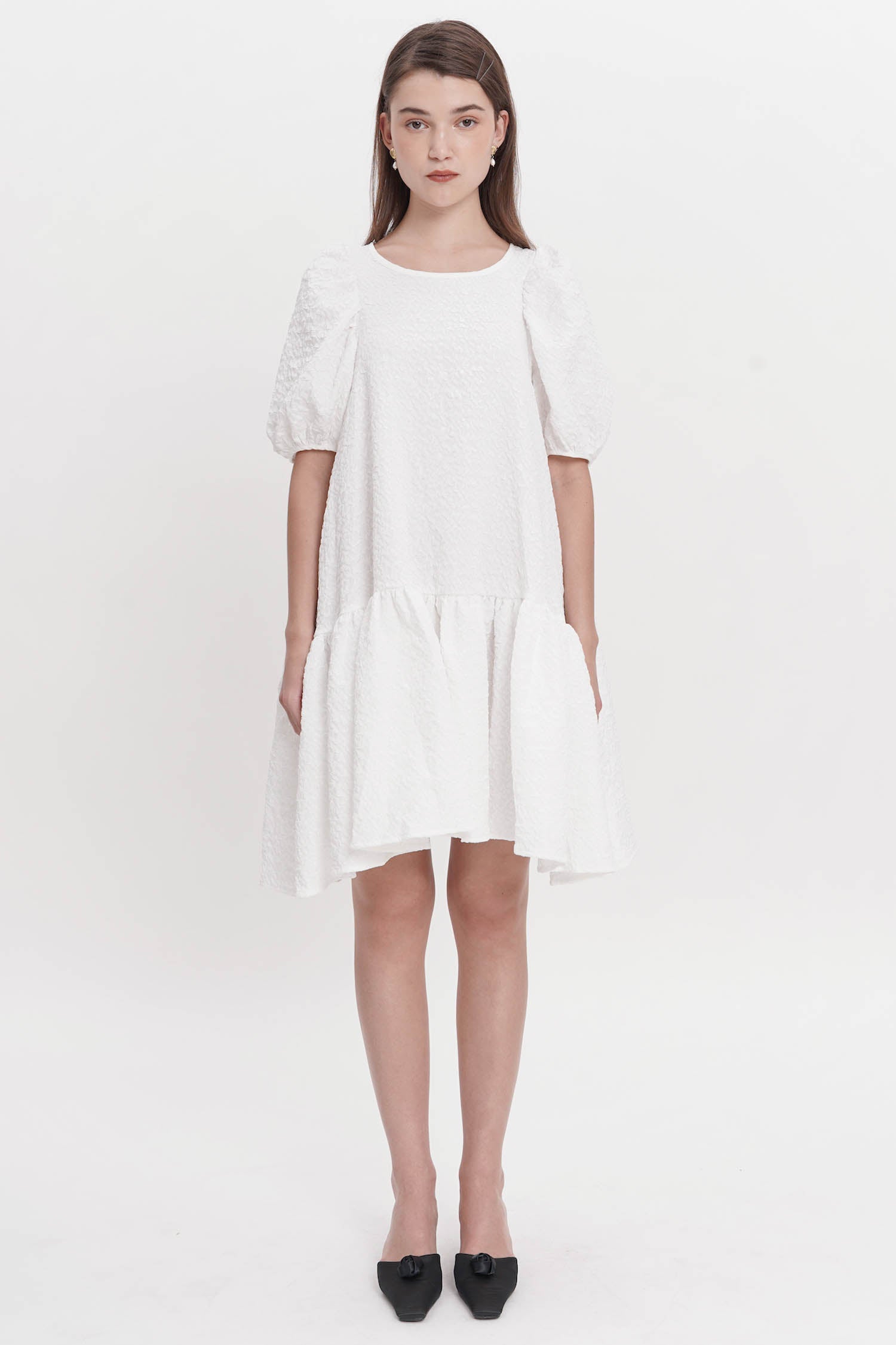 Yubi Mini Dress In White