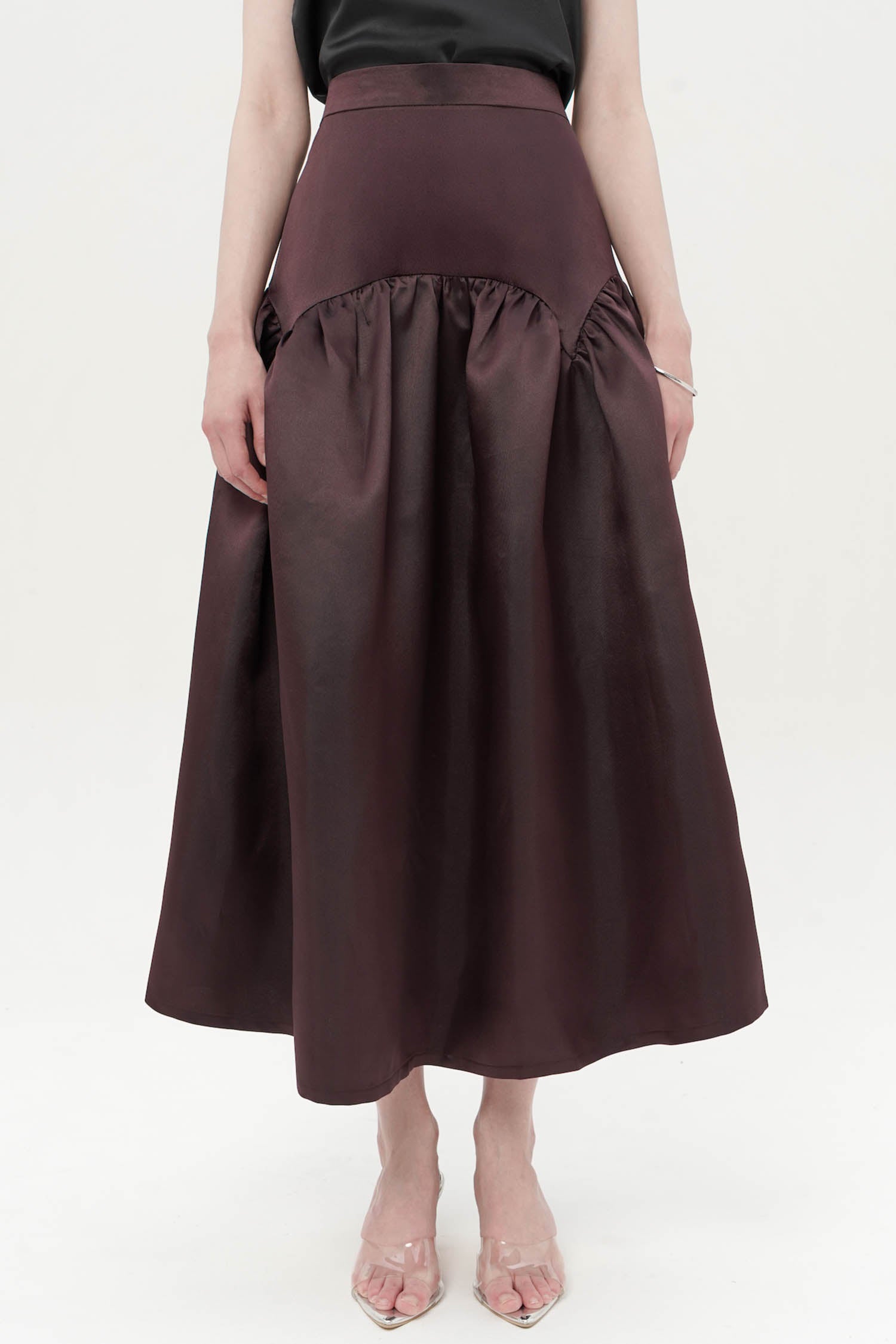 Dahlia Skirt in Burgundy