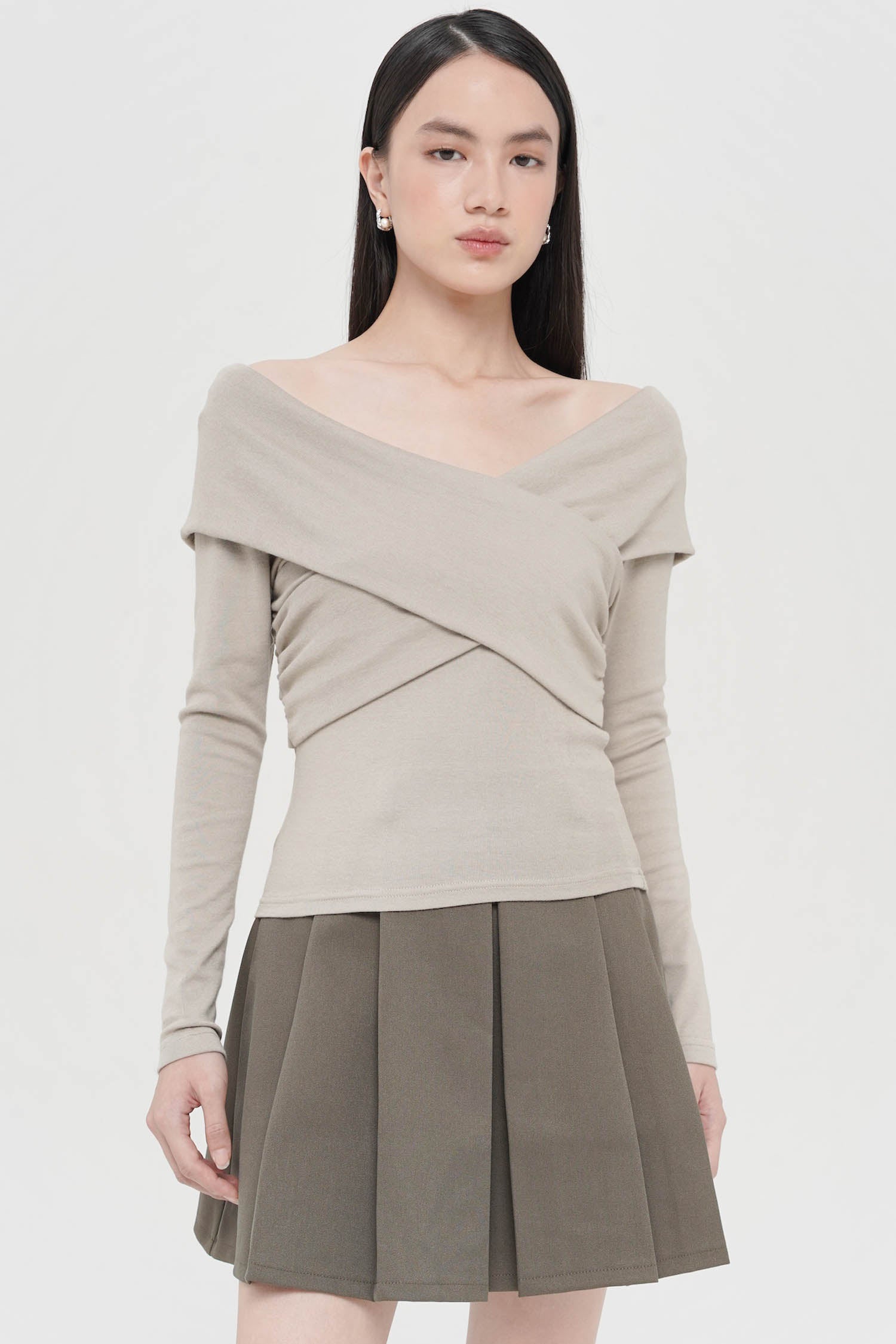 Moen Criss Cross Top In Taupe