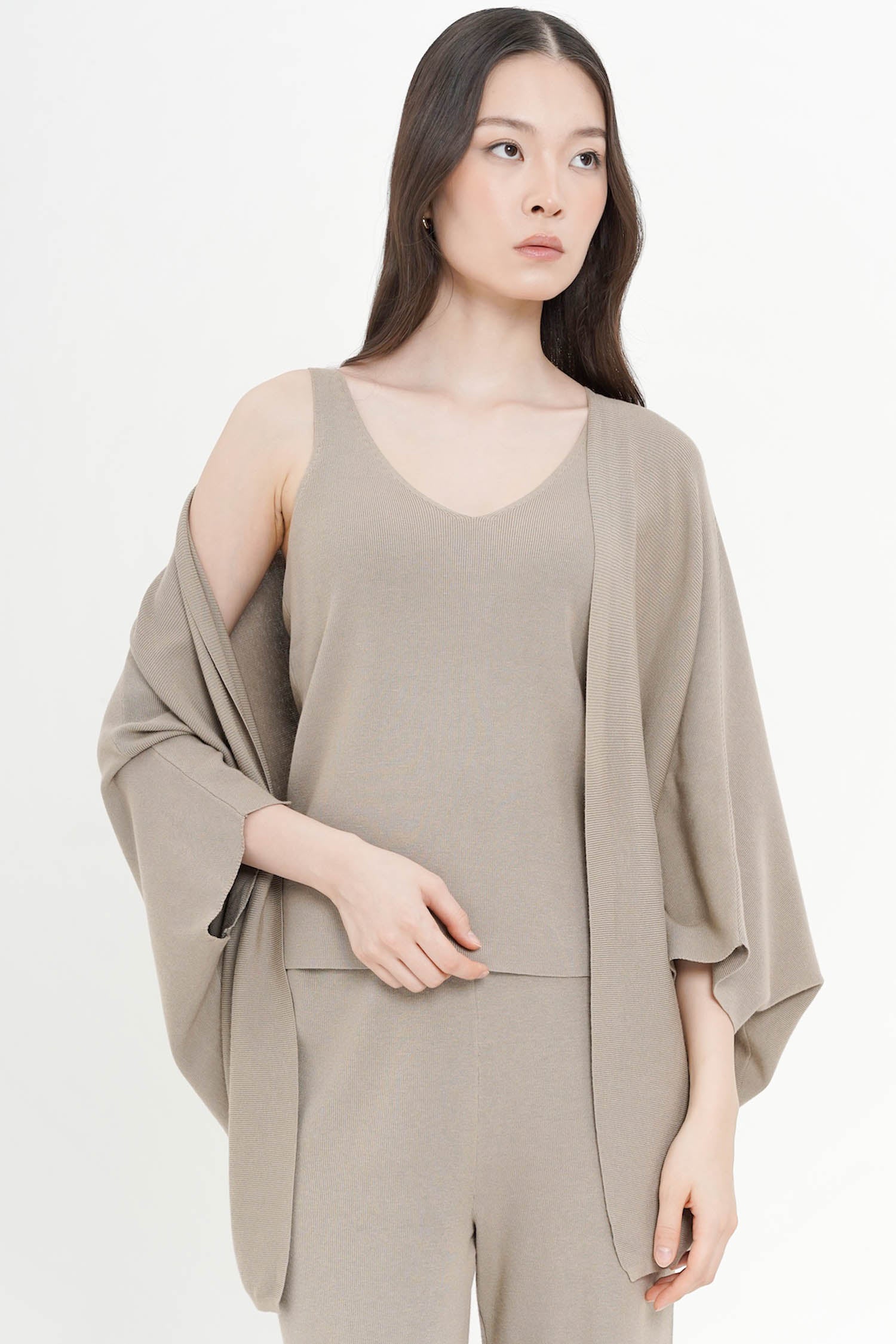Doen Two-Piece Top In Taupe