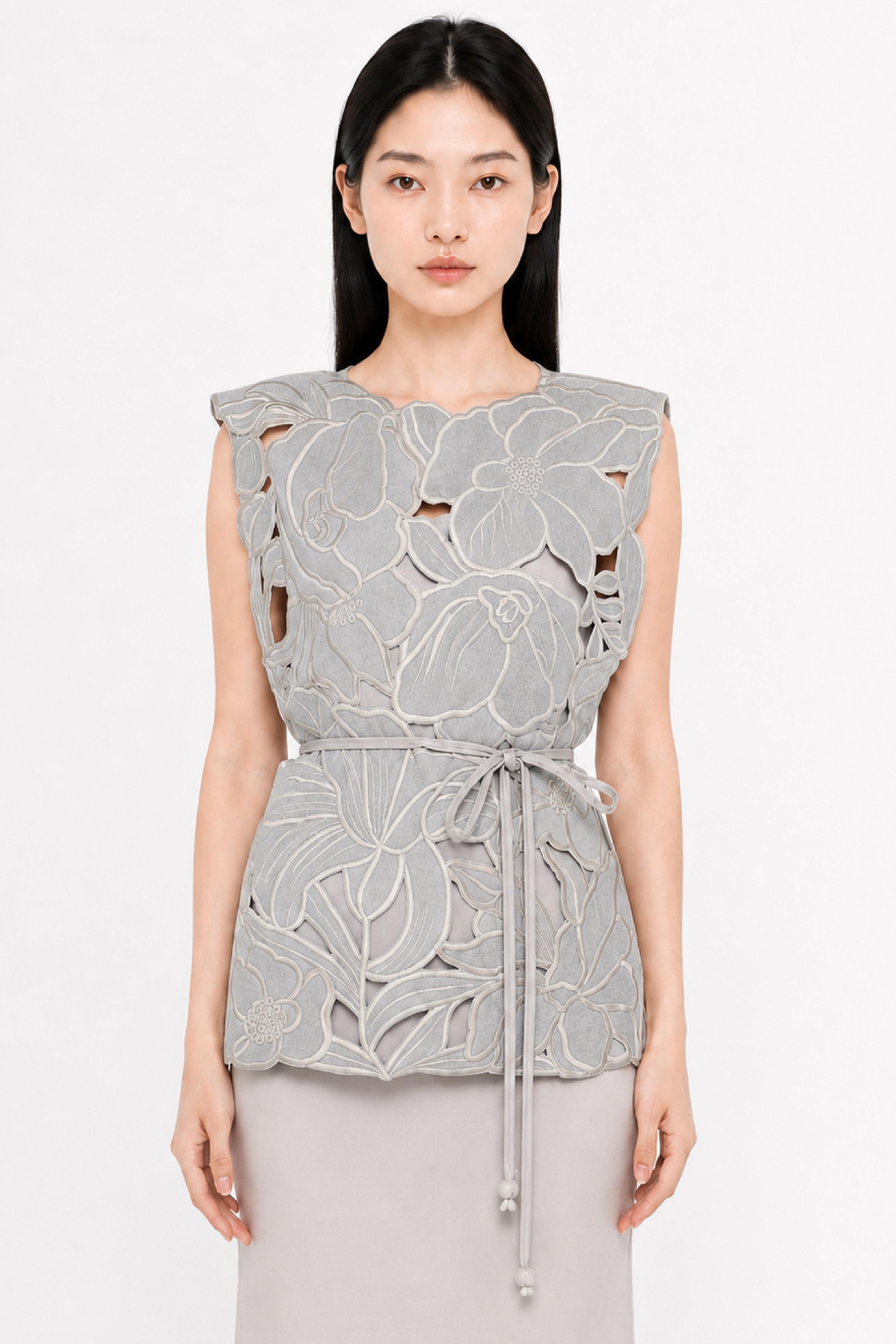 Clara Top In Grey