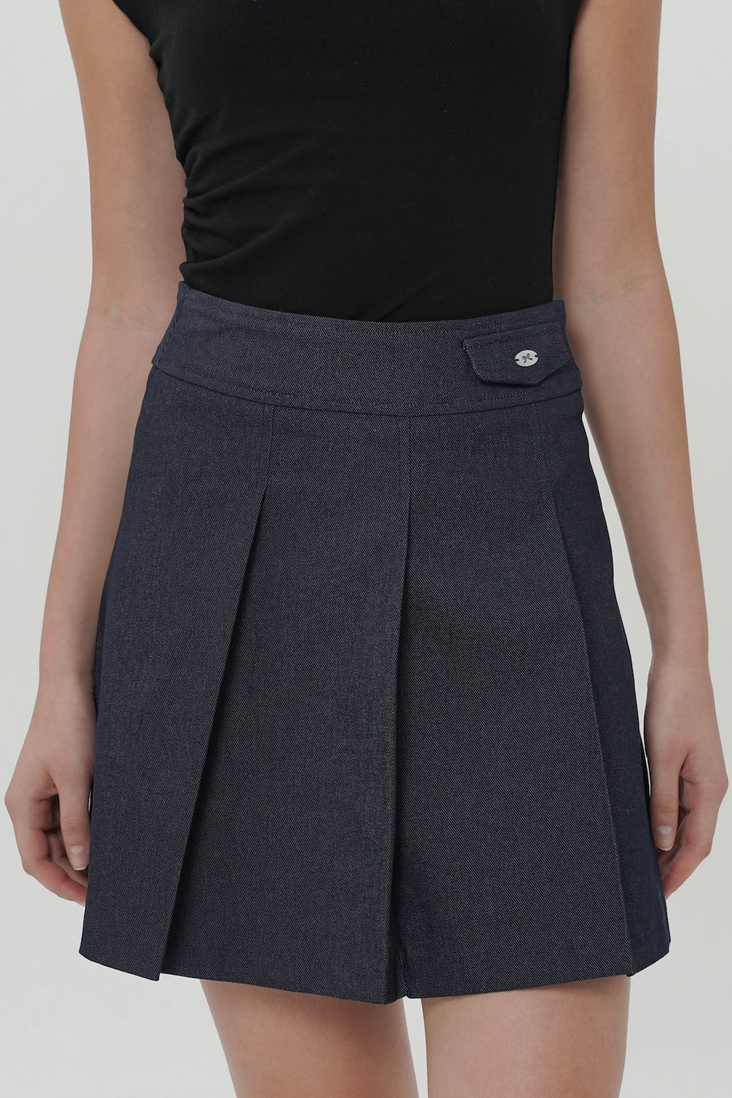 Alama Skirt In Dark Denim