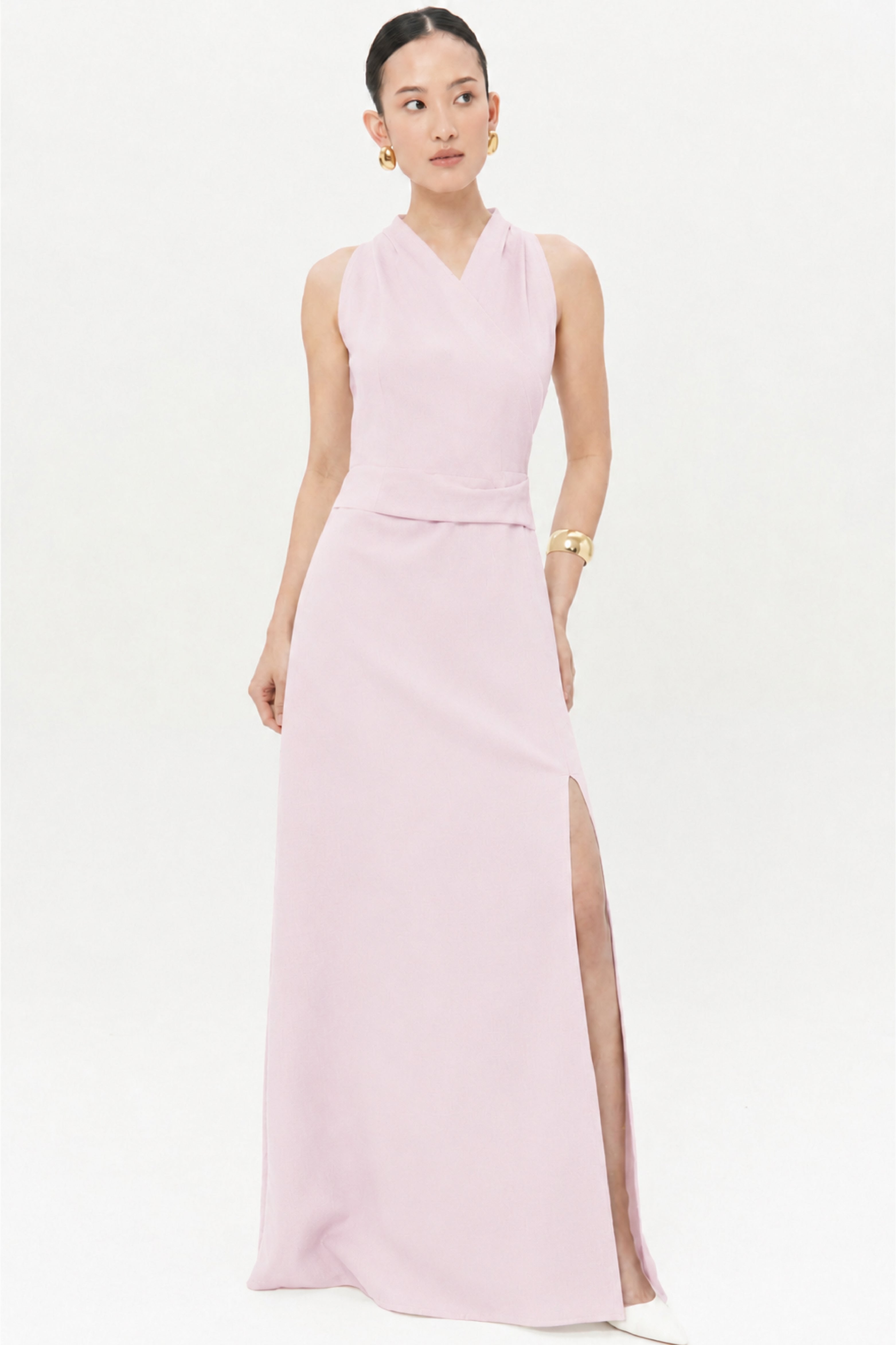 Isolde Maxi Dress In Pink